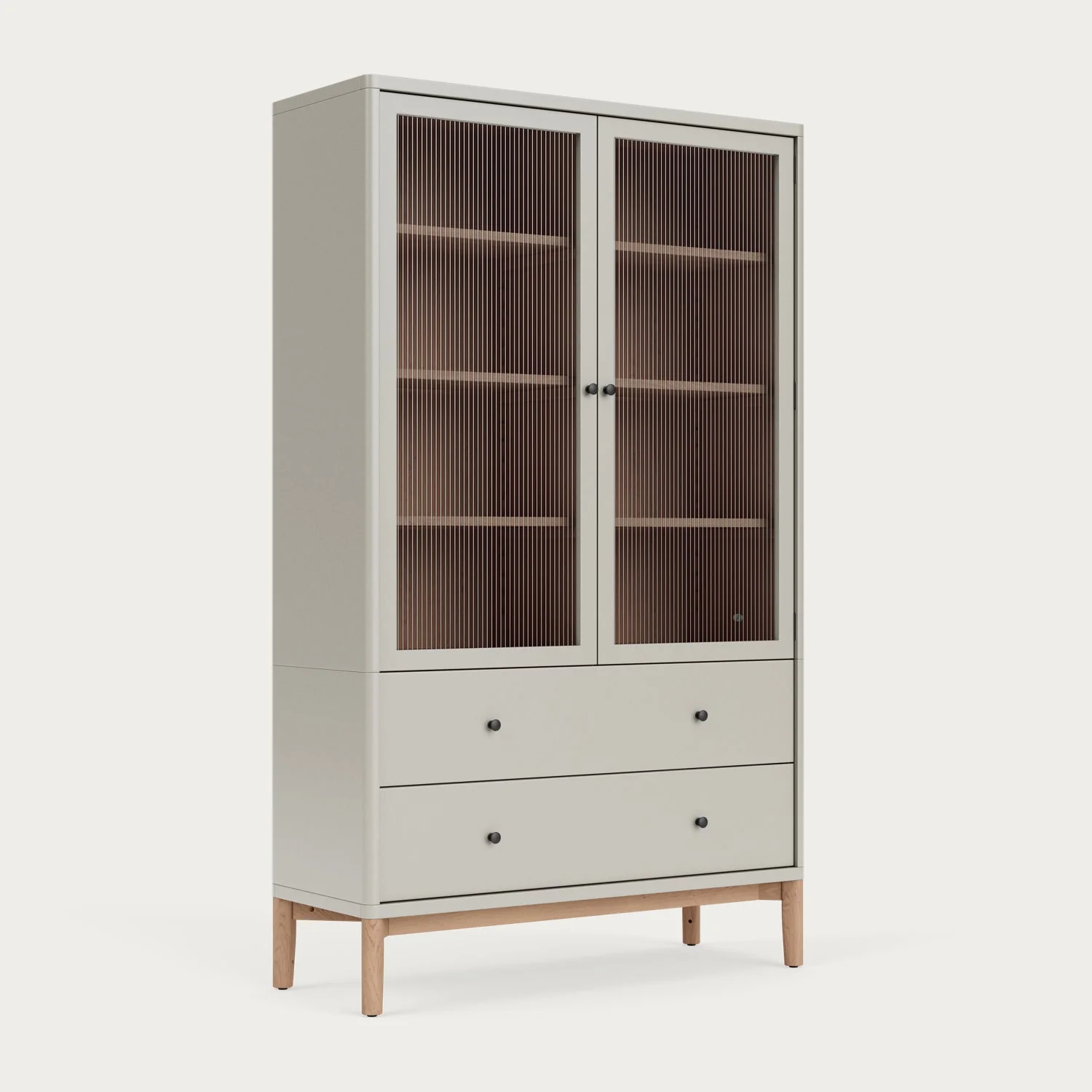 Farlow 1200 Full Height Freestanding Larder - Silver Birch - Image 5