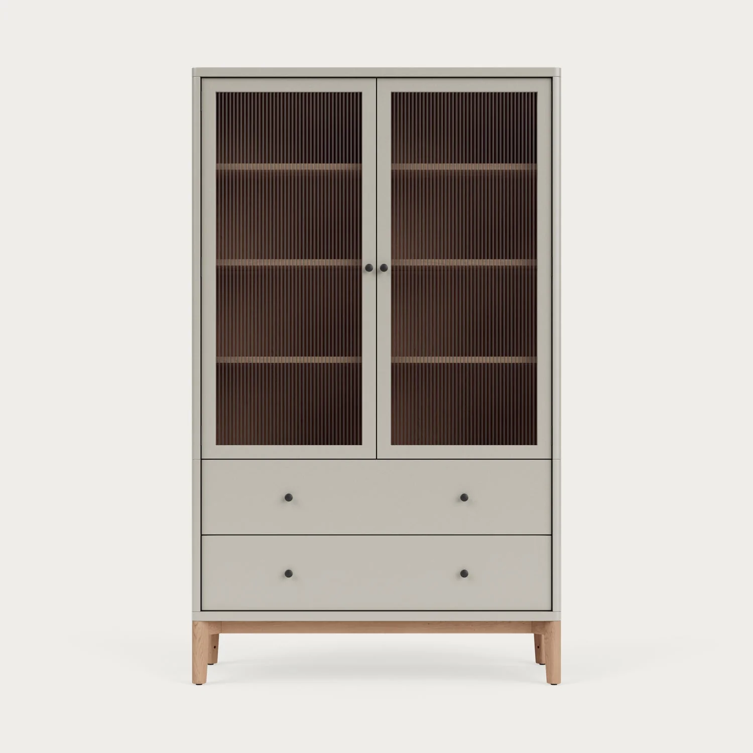 Farlow 1200 Full Height Freestanding Larder - Silver Birch - Image 6