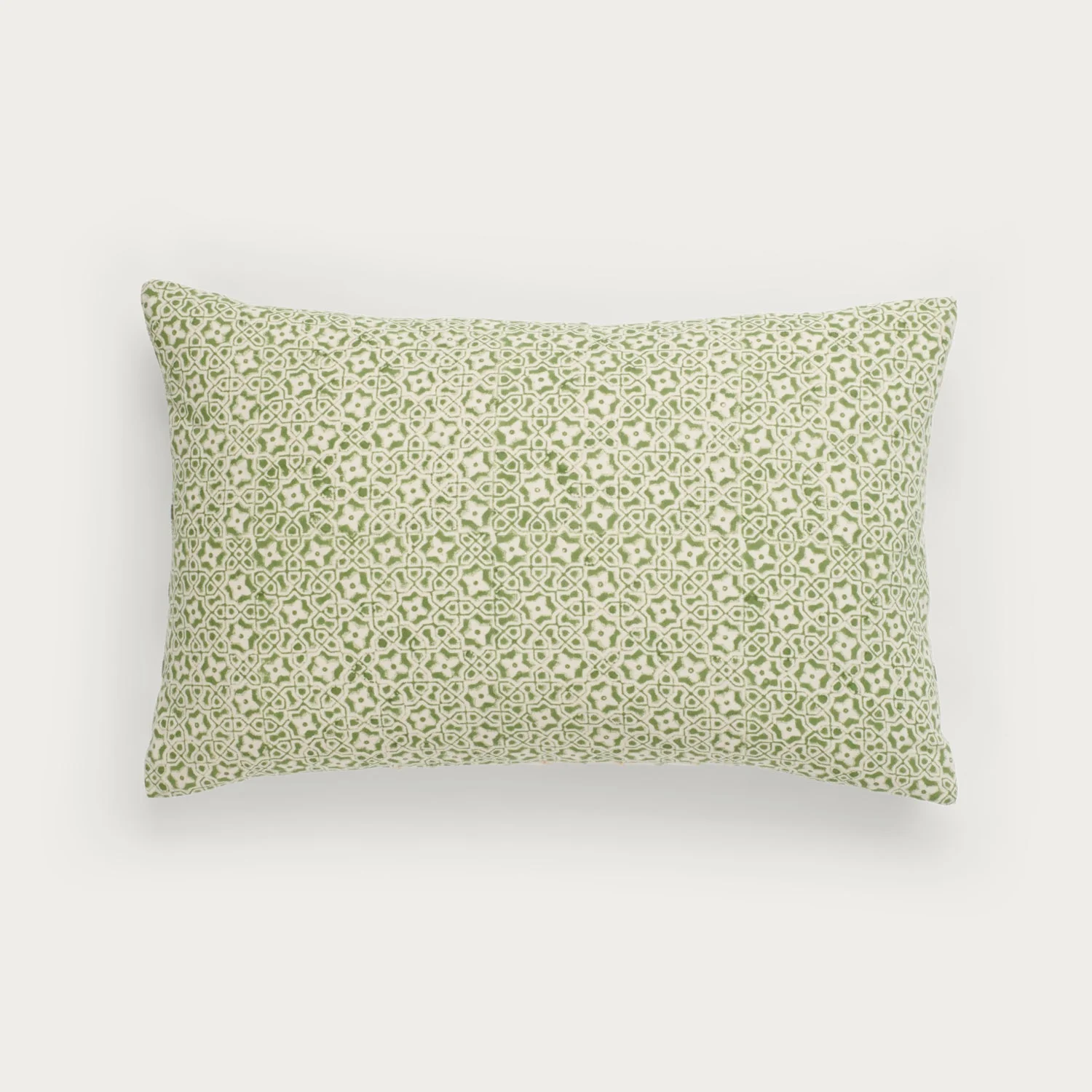 Frida Embroidered Bolster Cushion, Green - Image 7