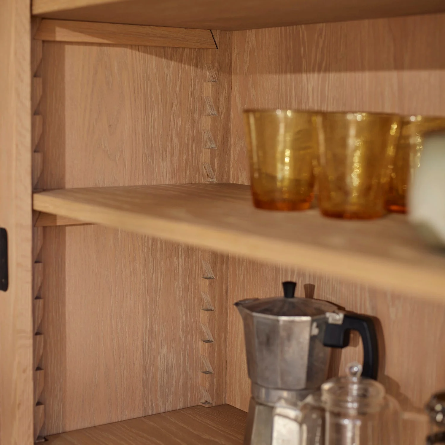 Frome Oak Drinks & Storage Cabinet, Natural Oak - Image 3