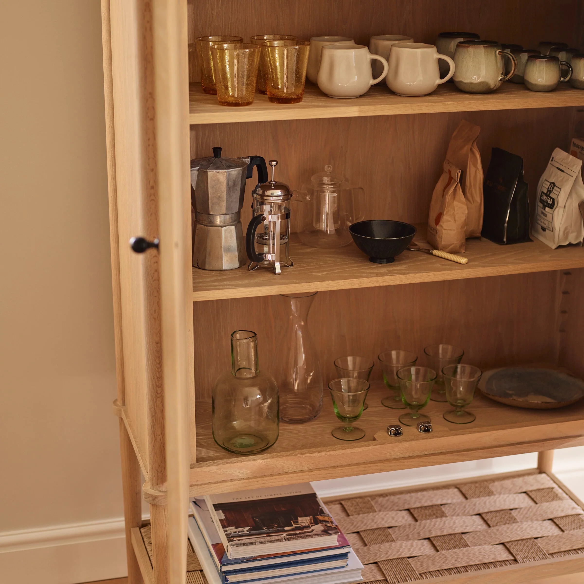 Frome Oak Drinks & Storage Cabinet, Natural Oak - Image 6
