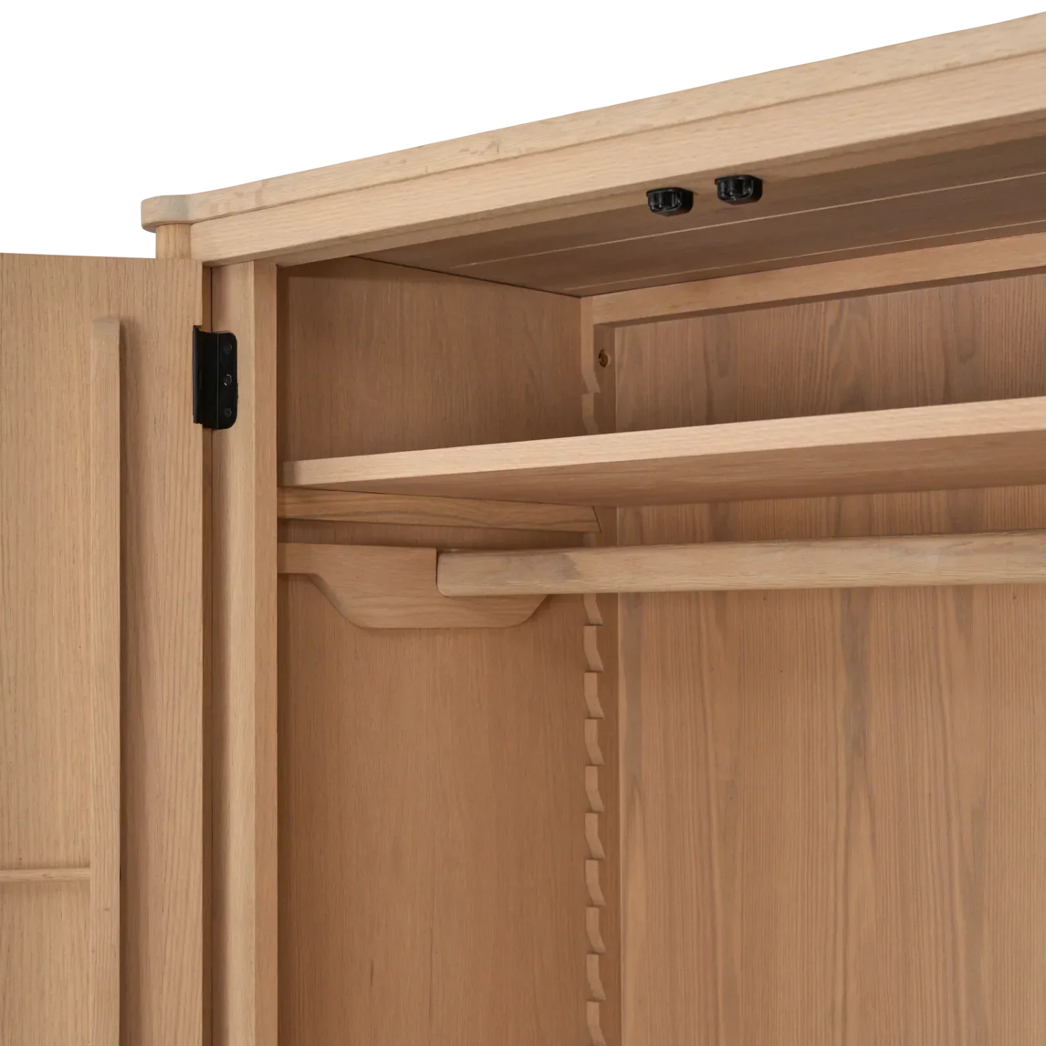 Frome Double Oak Wardrobe, 103cm - Image 6