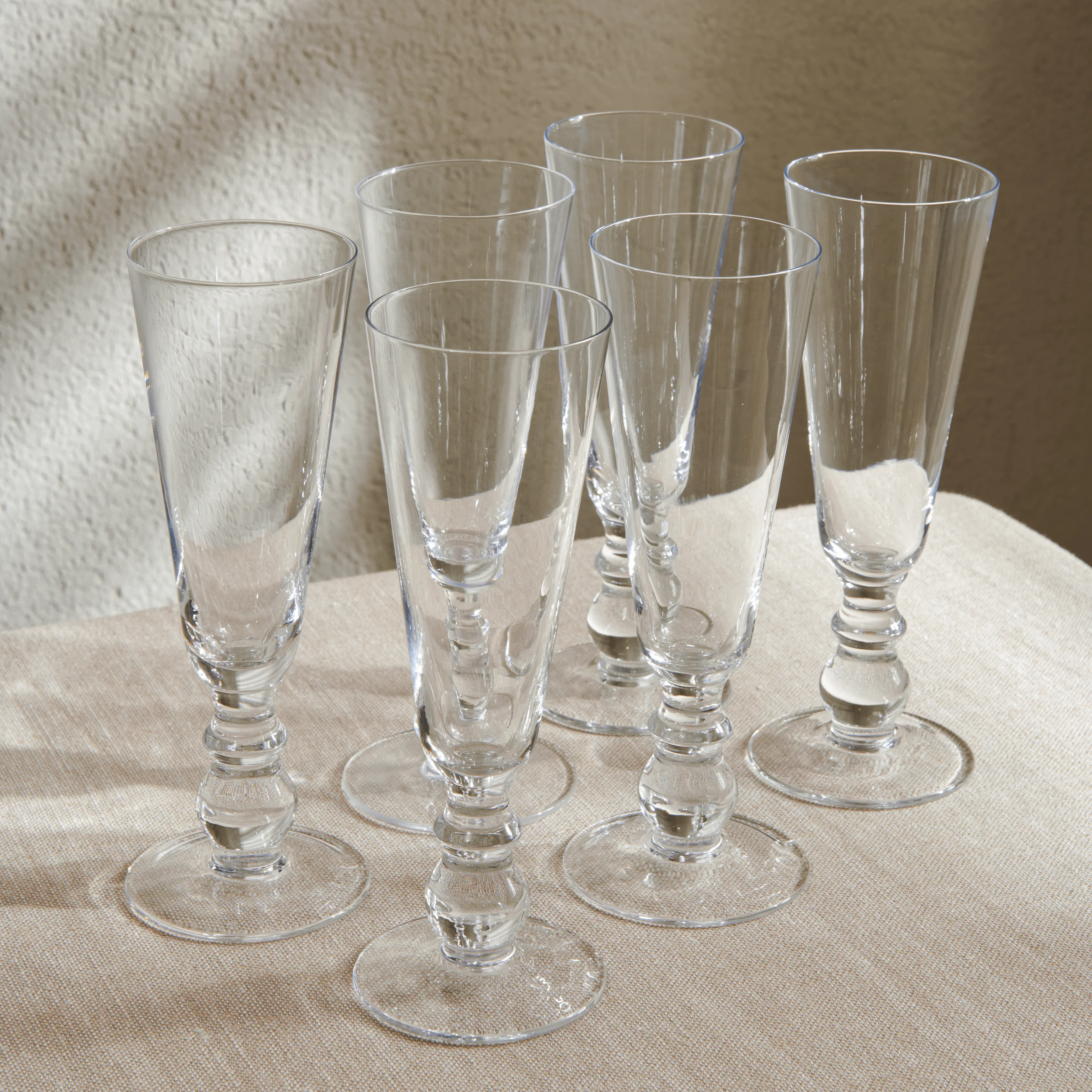 Greenwich Champagne Flutes - Set of 6 - Image 2