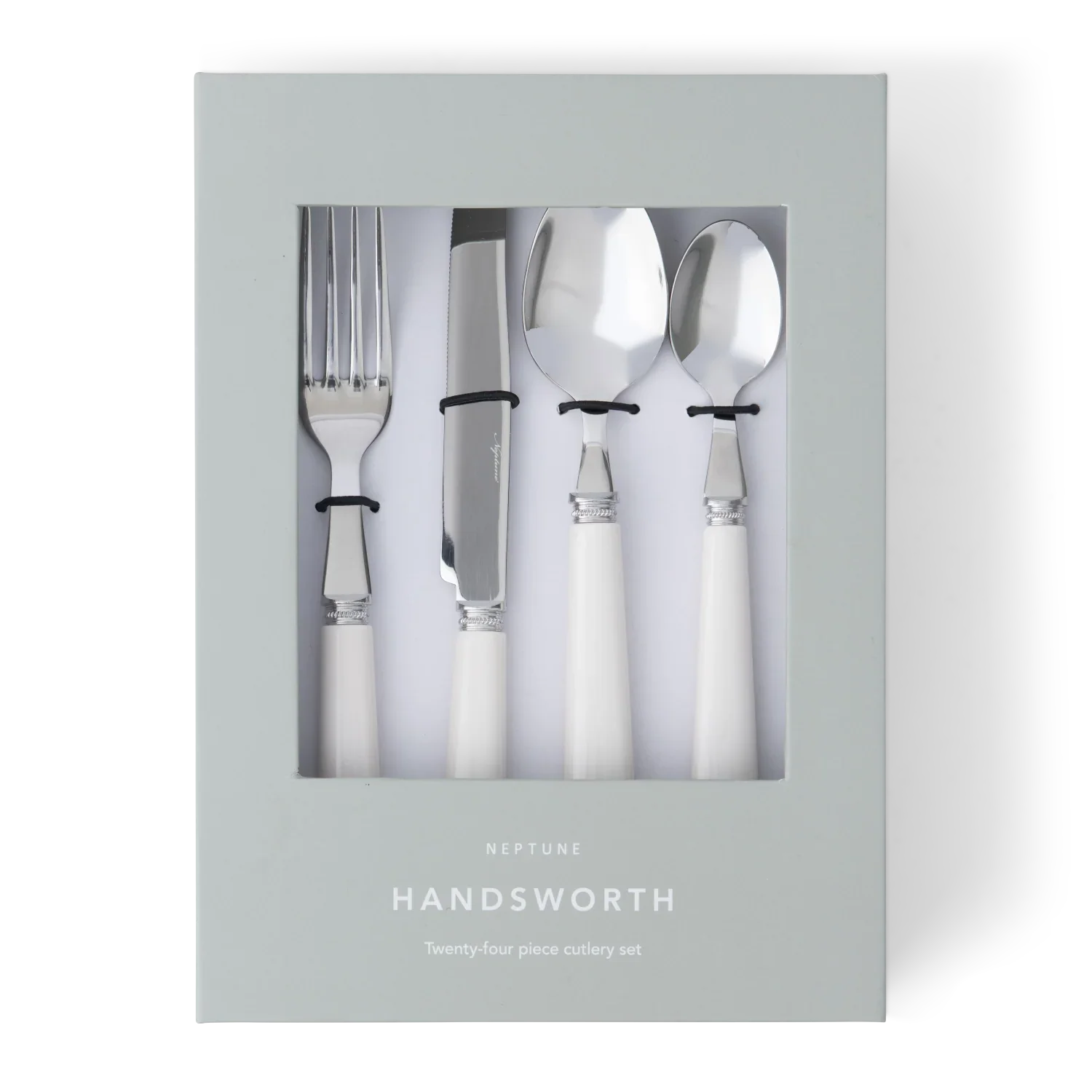 Handsworth 24 Piece Cutlery Set, Salt - Image 3