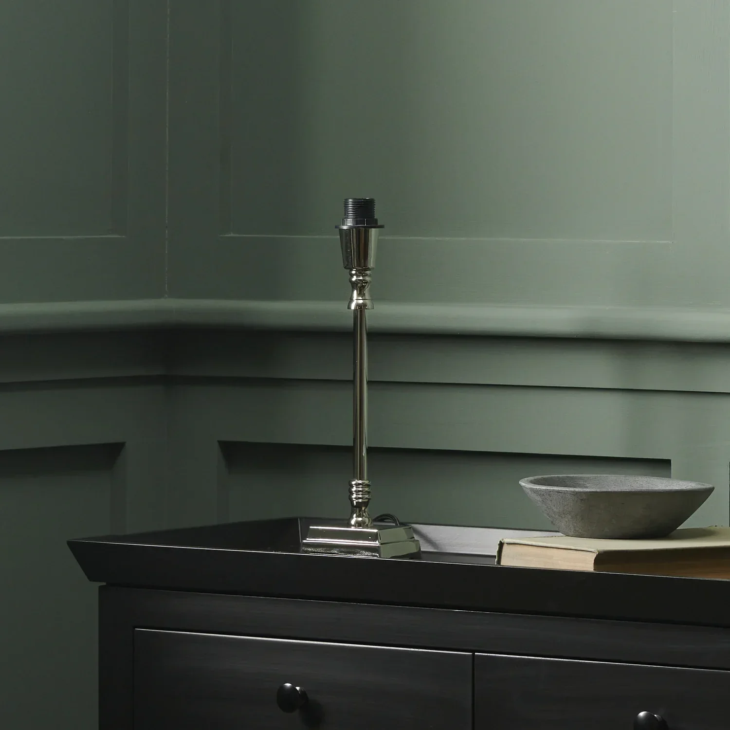 Hanover Small Nickel Table Lamp - Image 9