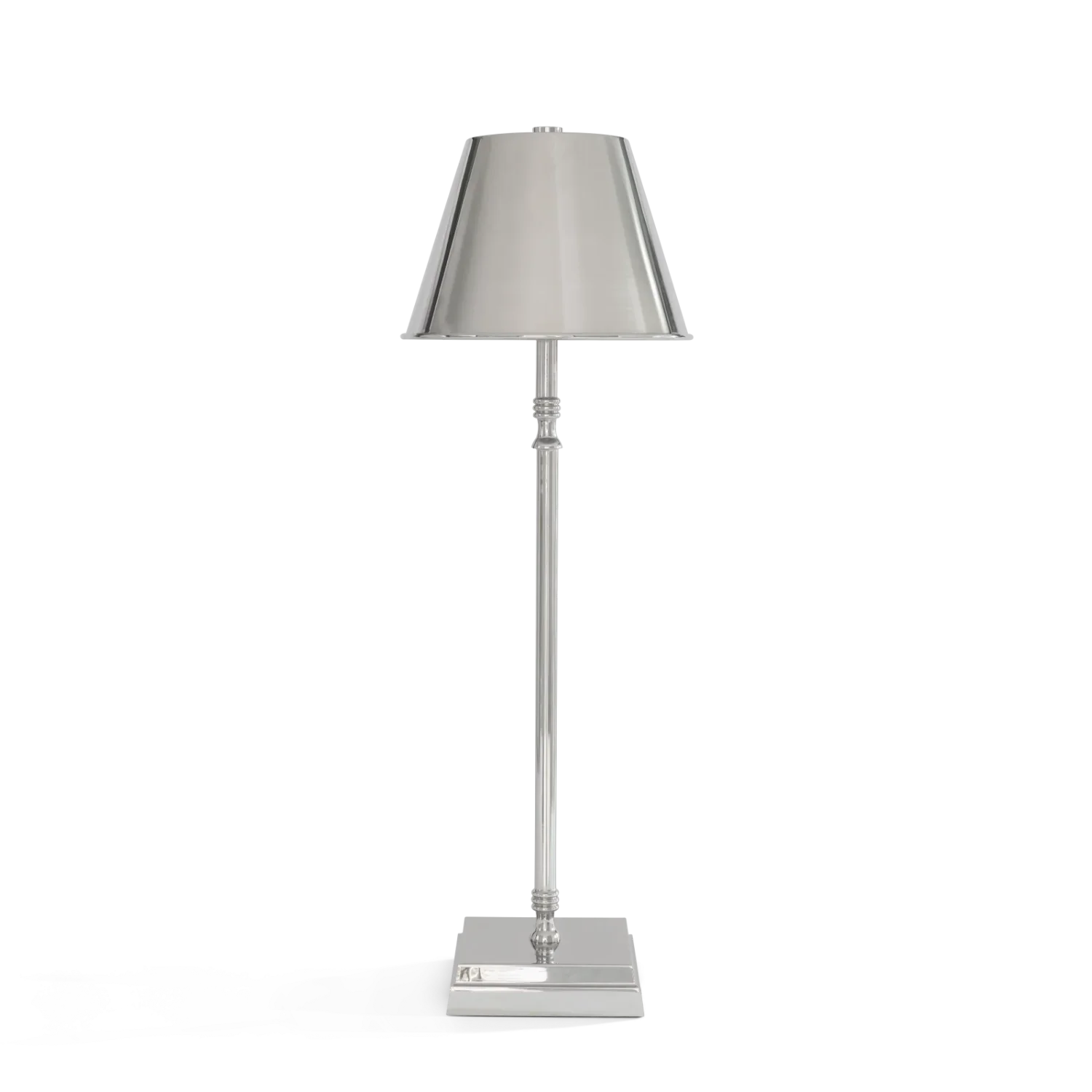 Hanover Tall Nickel Cordless Rechargeable Lamp - Image 4