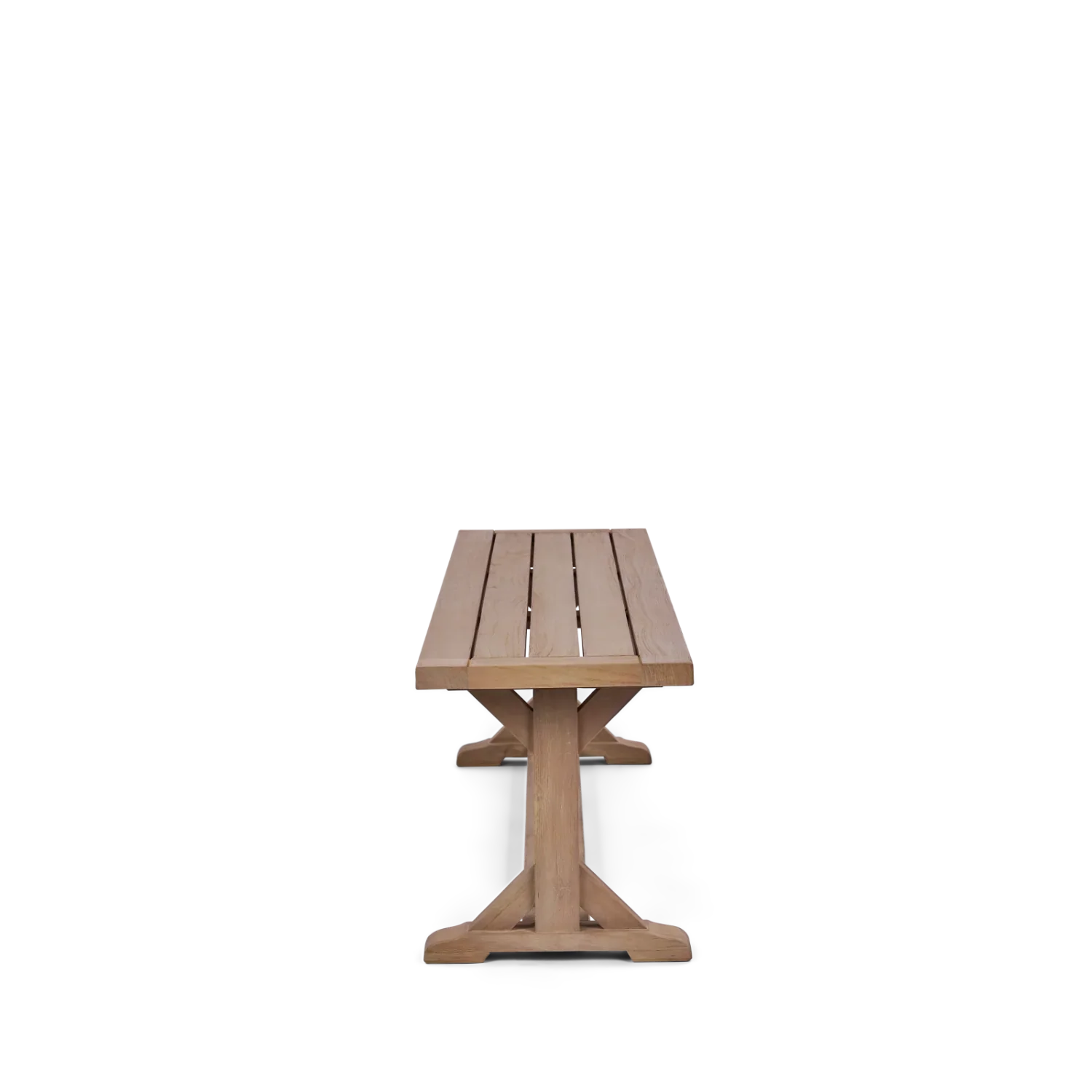 Harmondsworth 3-4 Seater Teak Garden Bench - Image 4