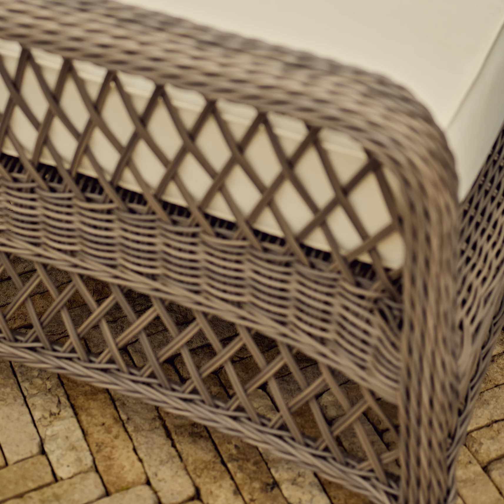Harrington 2 Seater Wicker Garden Sofa - Image 3