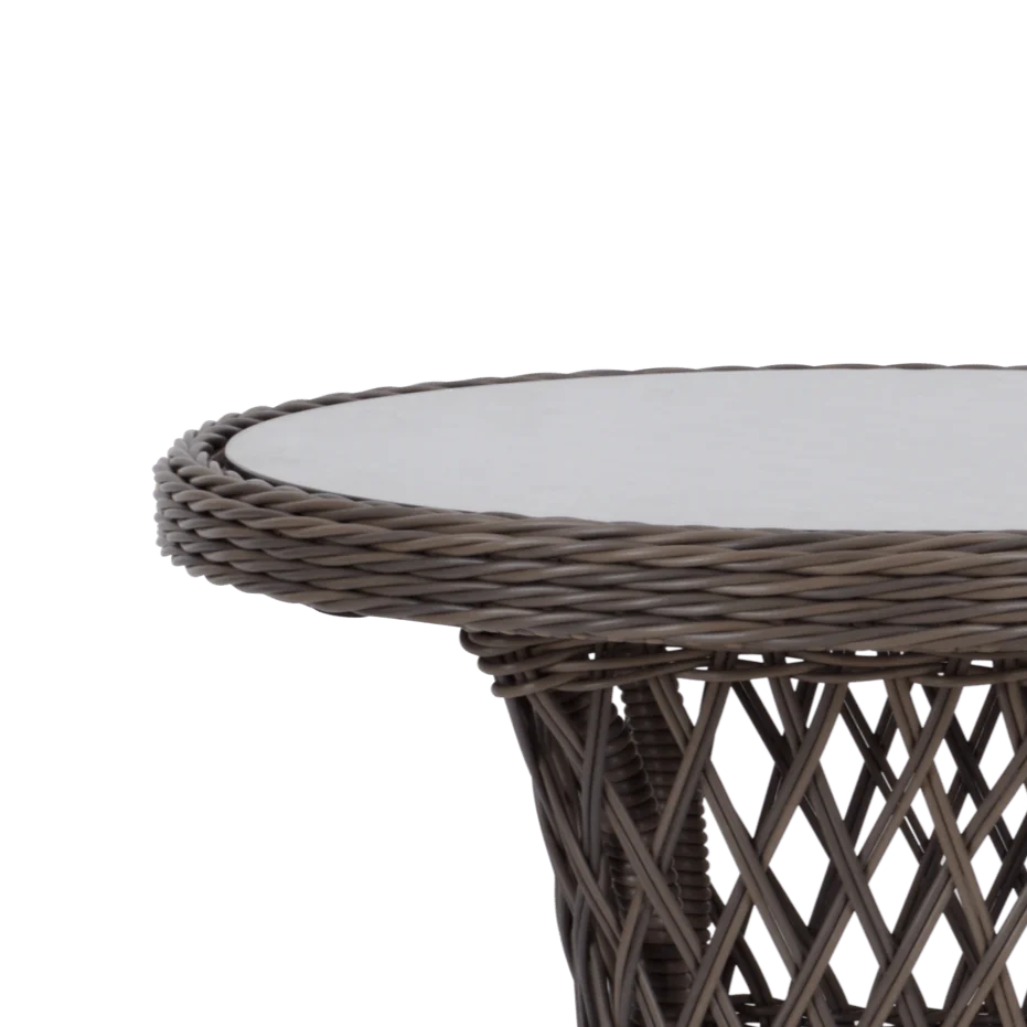 Harrington 2 Seater Wicker Bistro Garden Table - Image 5