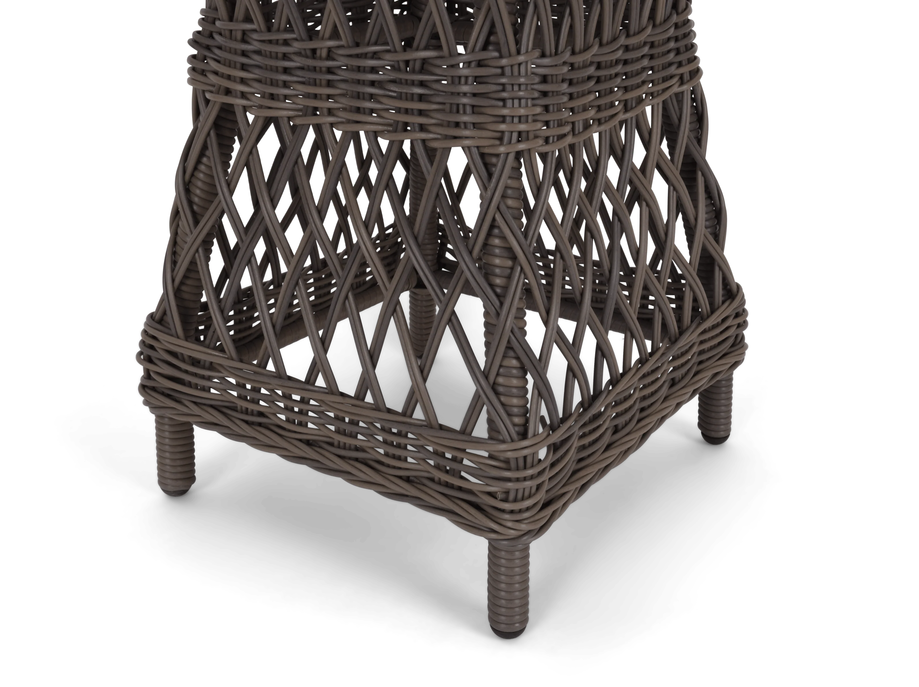 Harrington 2 Seater Wicker Bistro Garden Table - Image 7