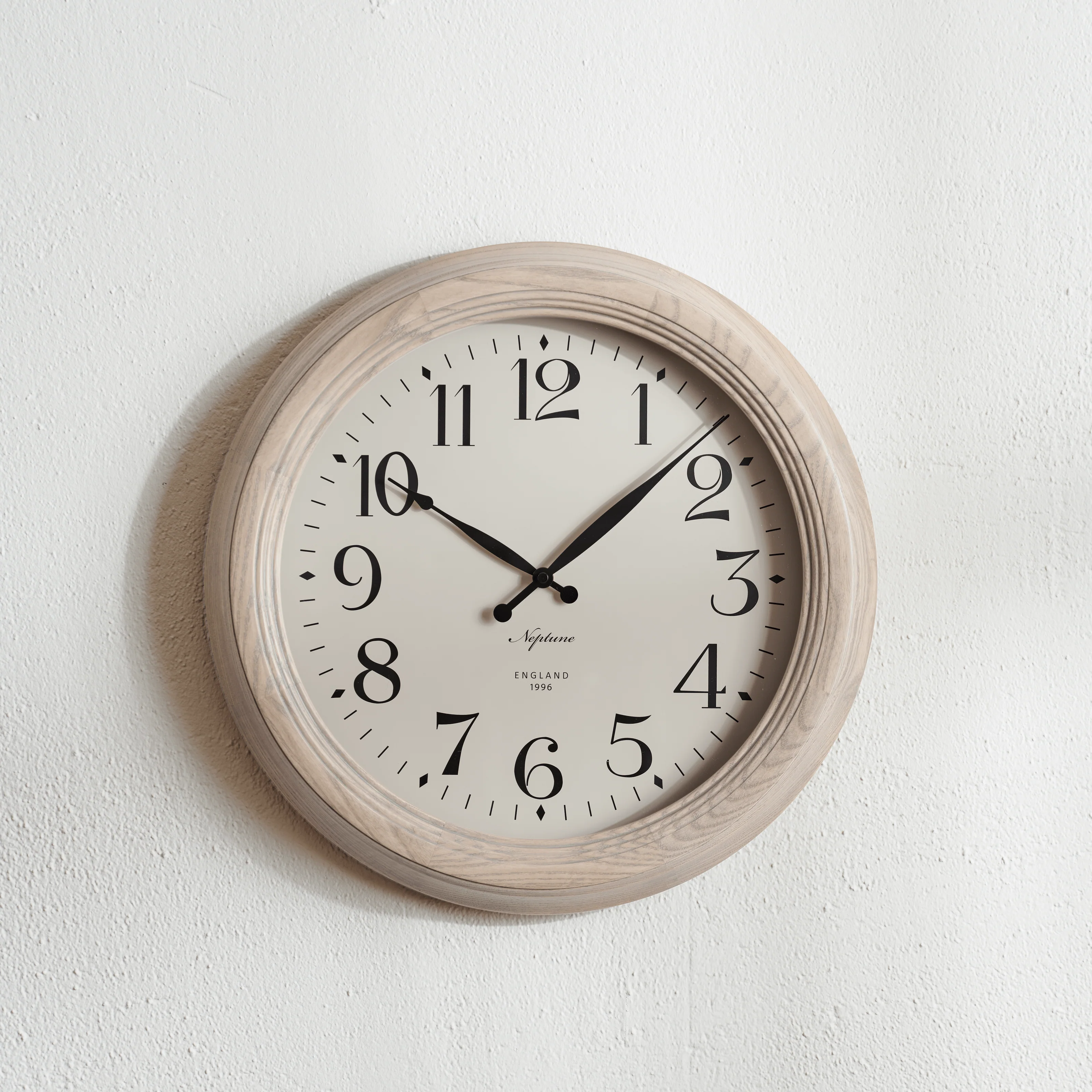 Harrison Medium Wall Clock, Seasoned Oak - Image 2