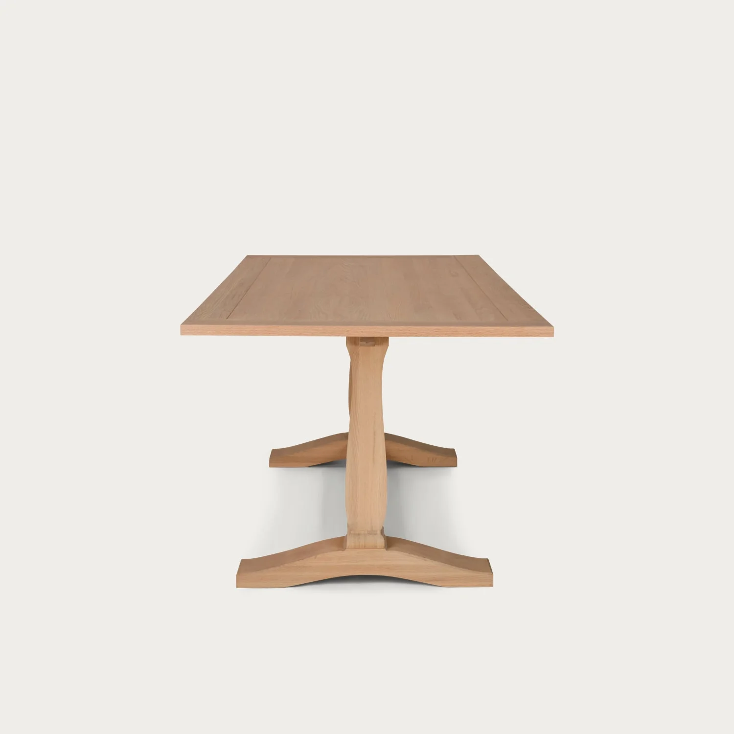 Harrogate 6 Seater Oak Dining Table - Image 5