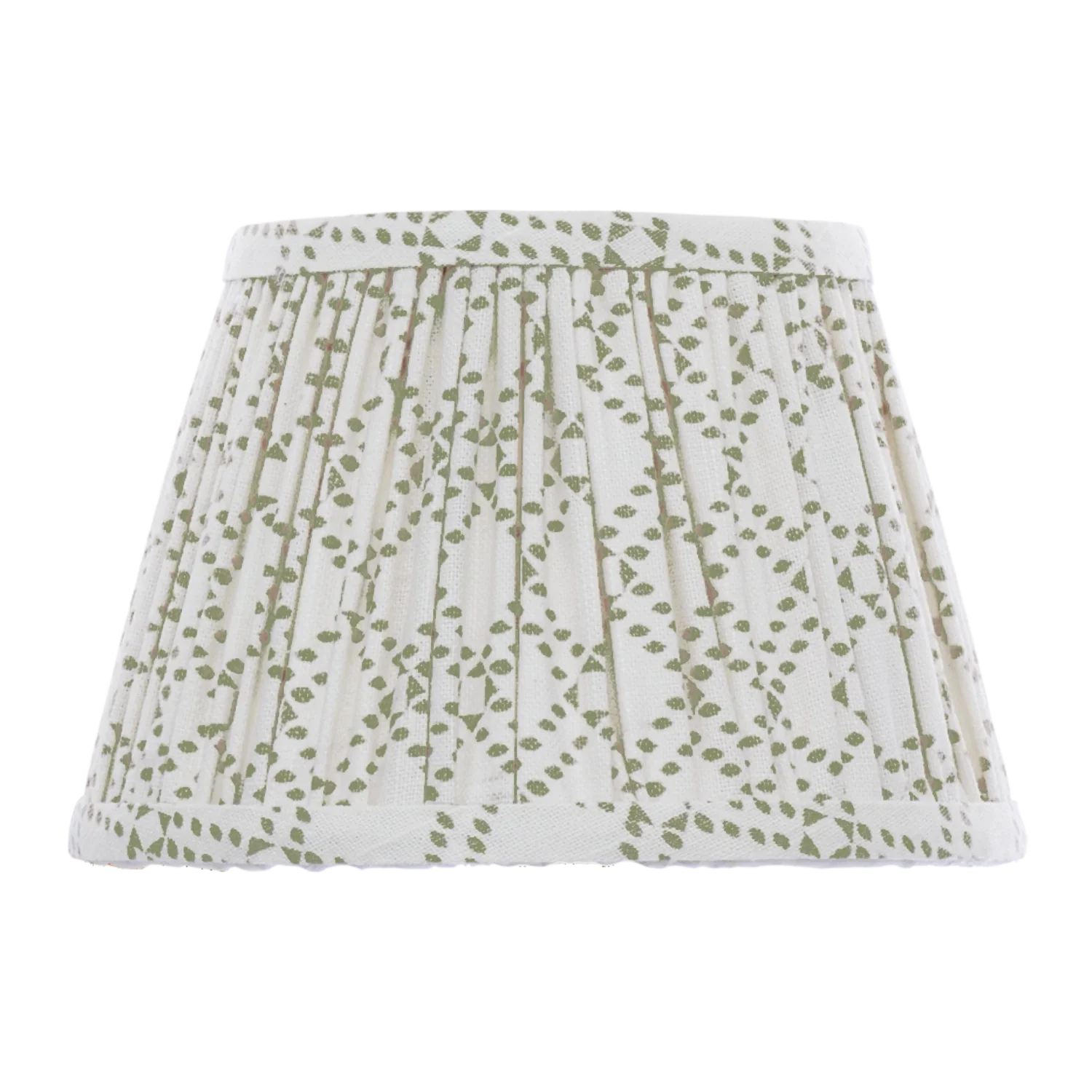 Henry Gathered 26'' Linen Empire Lampshade, Thea Sage Print