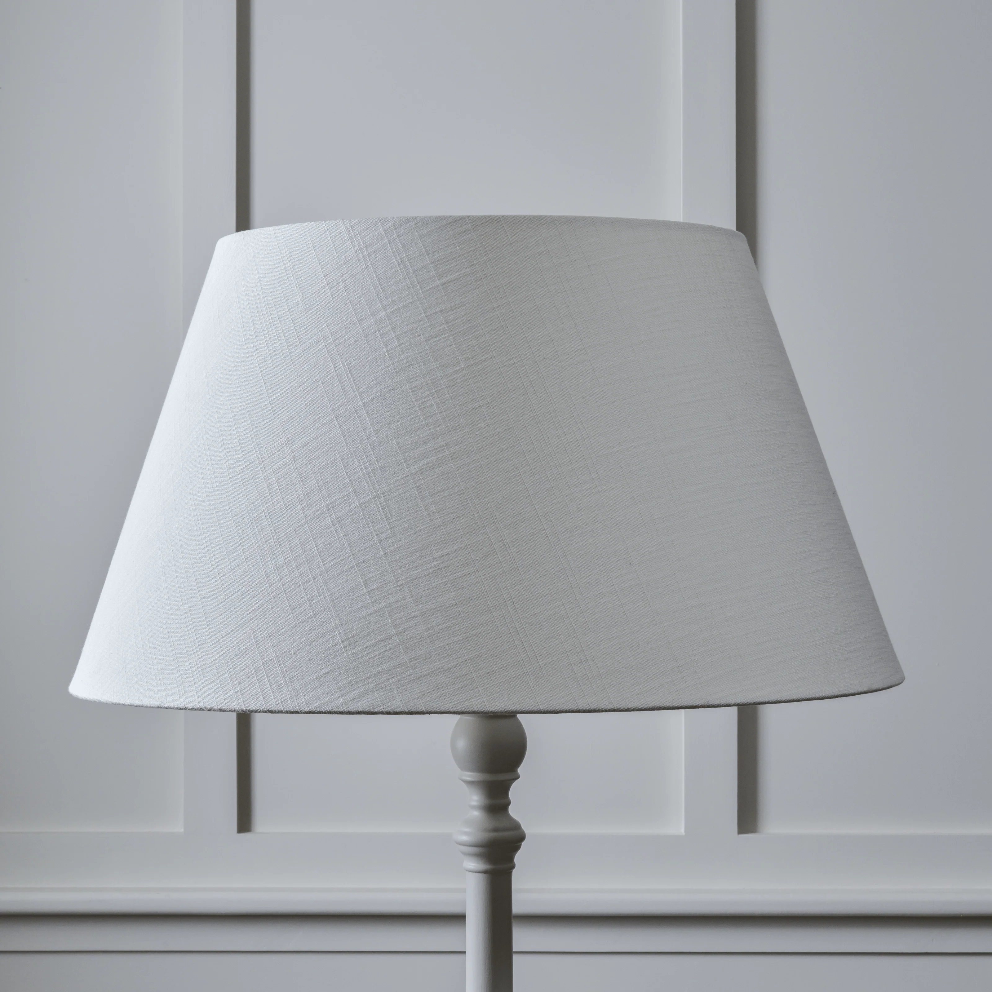 Henry Linen Empire Lampshade, Warm White - Image 10