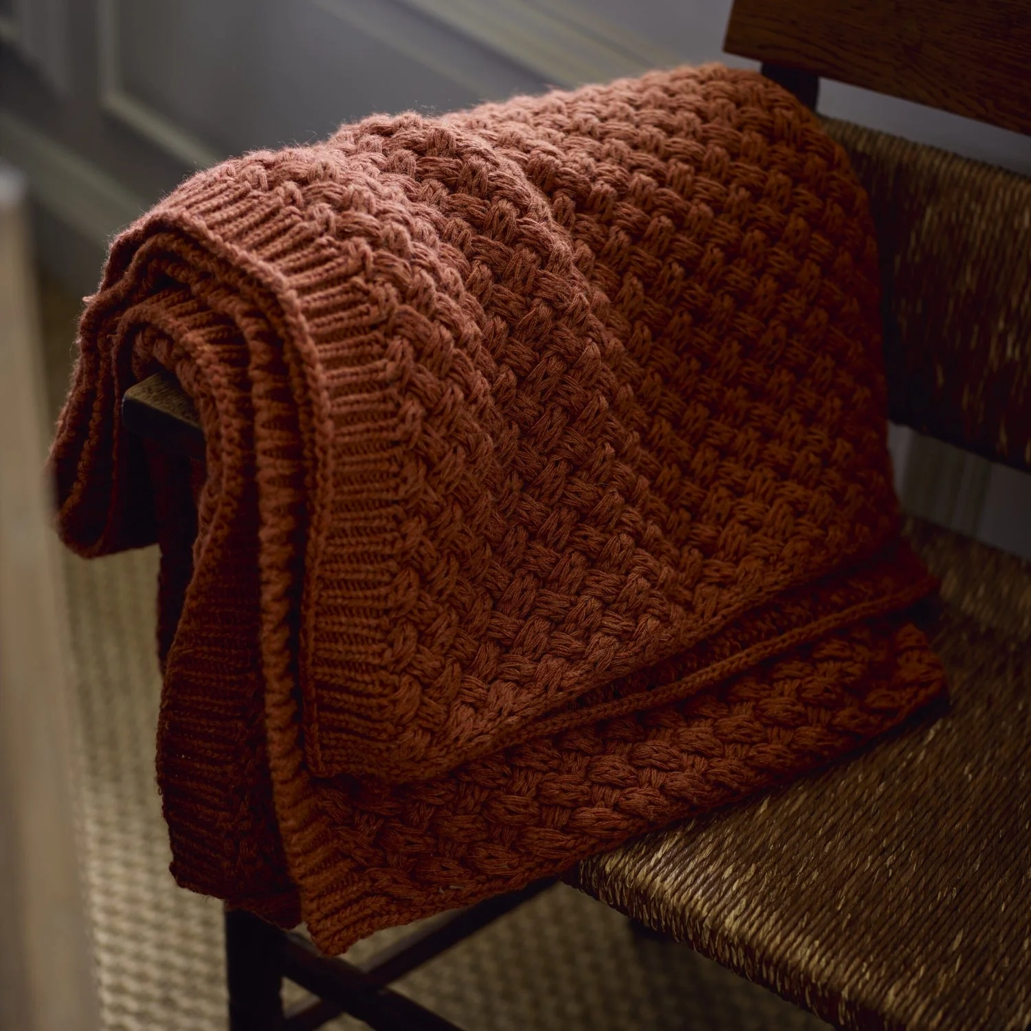 Hetton Throw, Rust - Image 3
