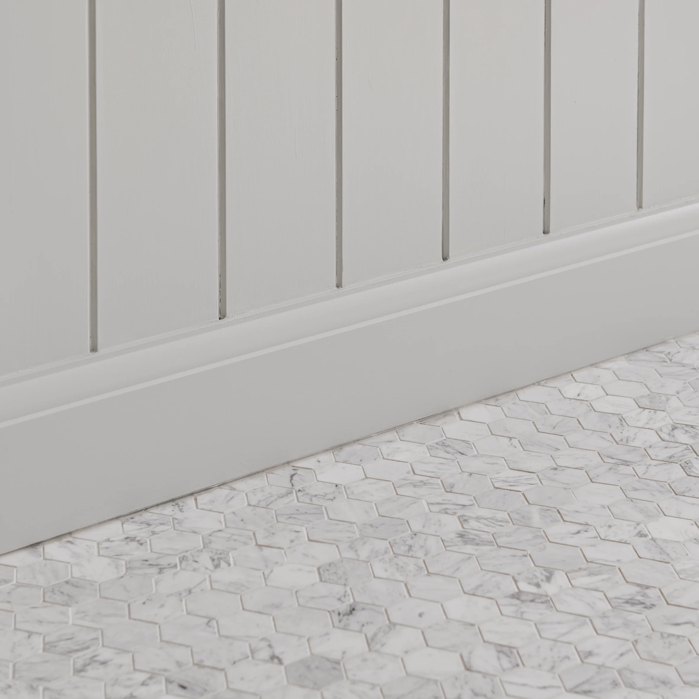 Kennet Carrara Marble Hexagon Tiles - Image 4