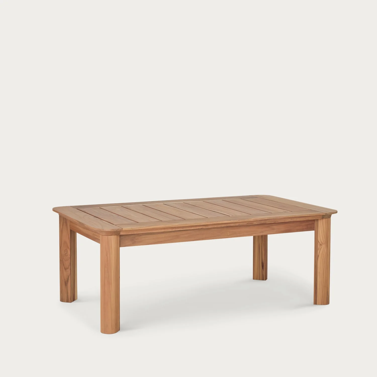 Kew 4 Seater Teak Garden Sofa Set with Coffee Table - Image 10