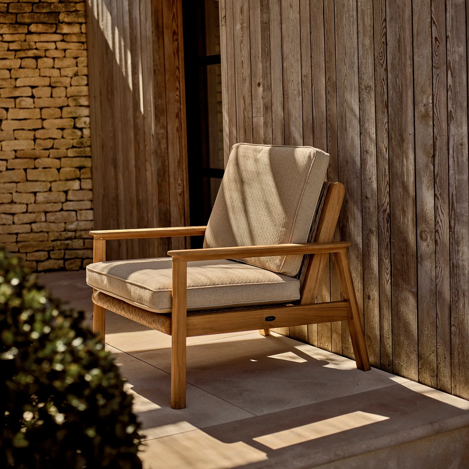 Kew Teak Garden Armchair - Image 2