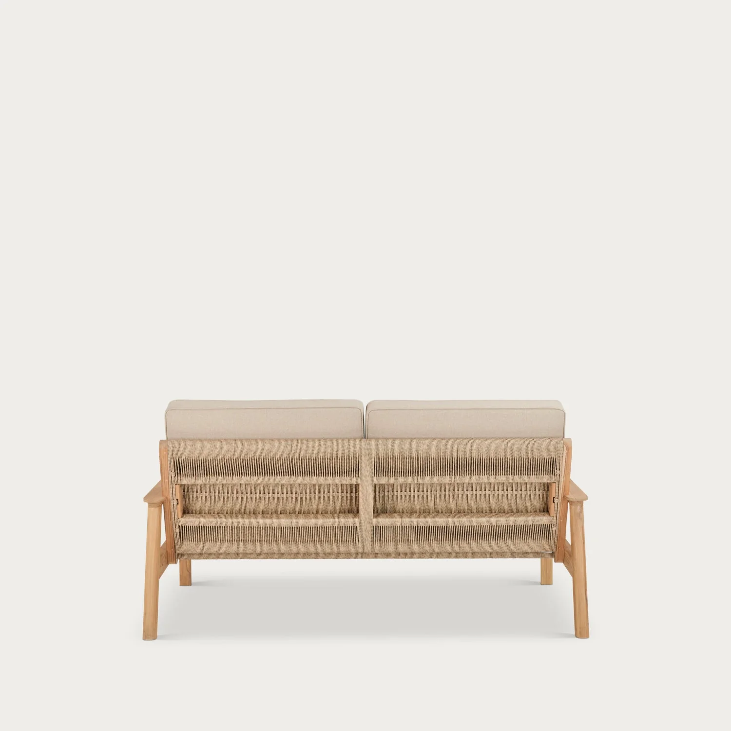 Kew 2 Seater Teak Garden Sofa - Image 6