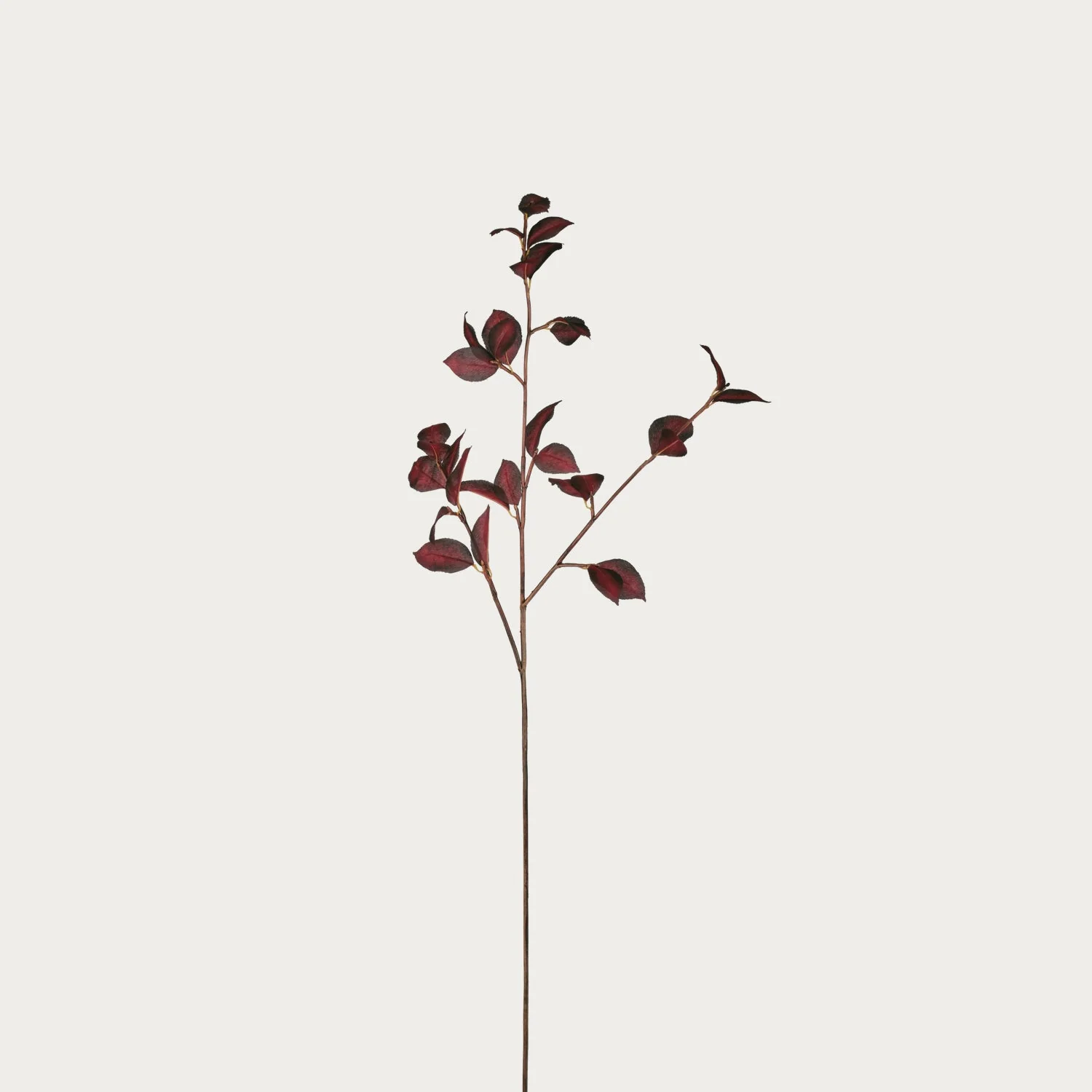 Leaf Spray, Burgundy - Image 3