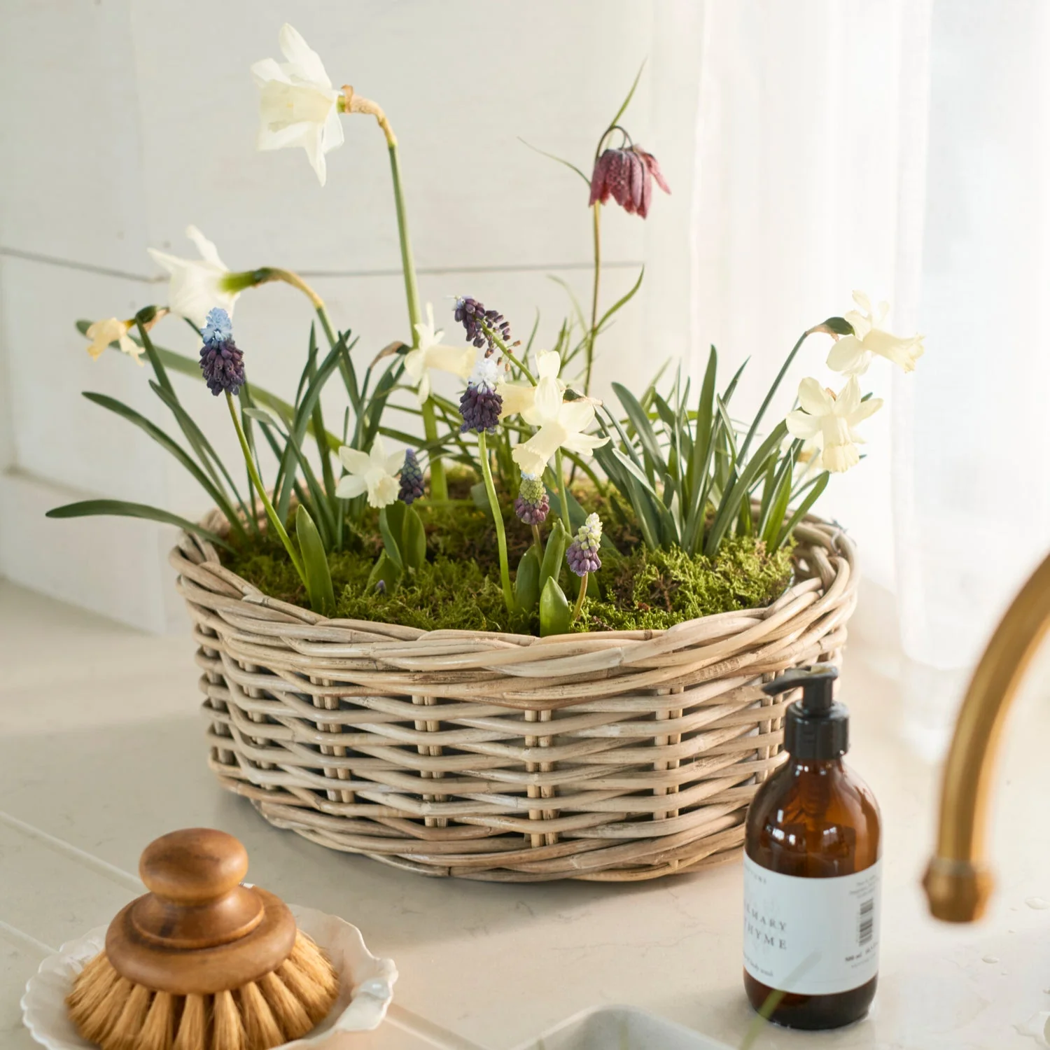 Littleton Wicker Oval Basket
