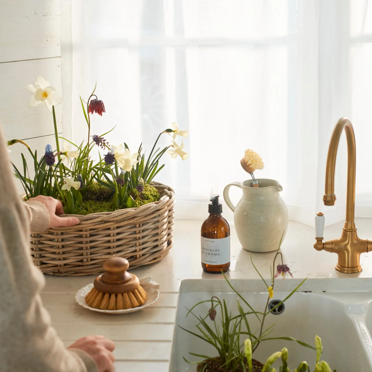 Littleton Wicker Oval Basket - Image 2