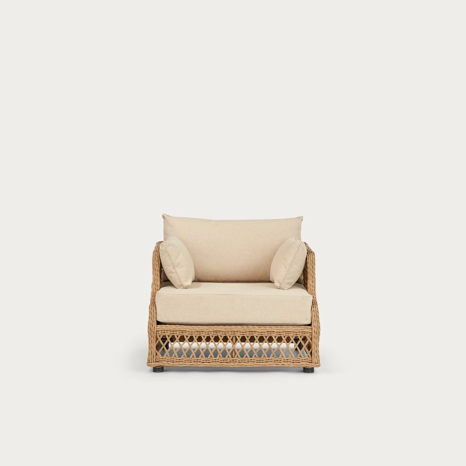 Longmeadow 4 Seater Wicker Garden Sofa Set with Coffee Table - Image 10