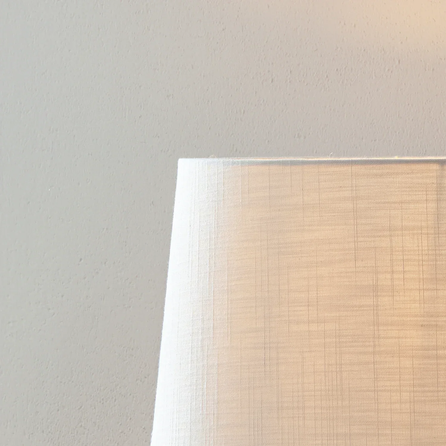 Lucile Linen Tapered Lampshade, Warm White - Image 10