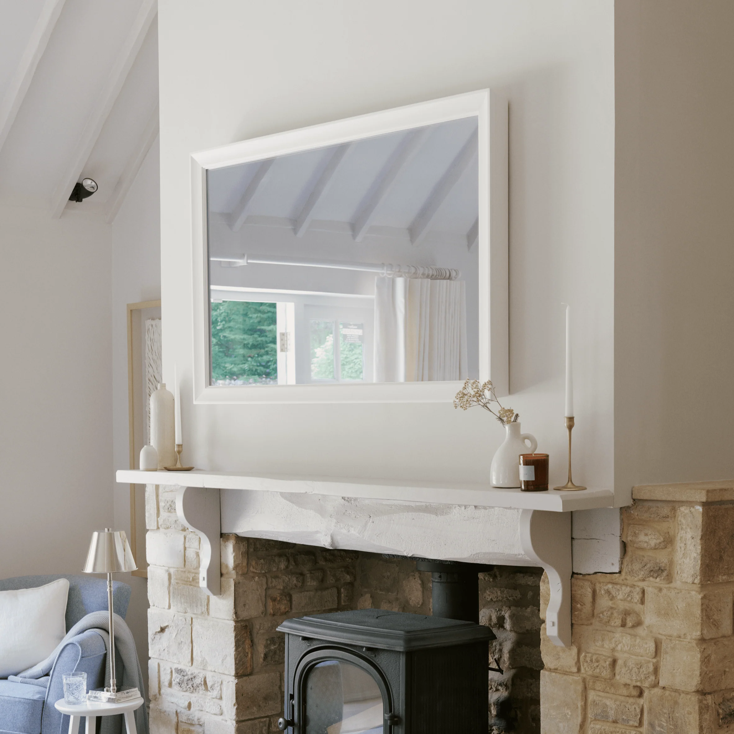 Lynton Rectangular TV Mirror - Image 3