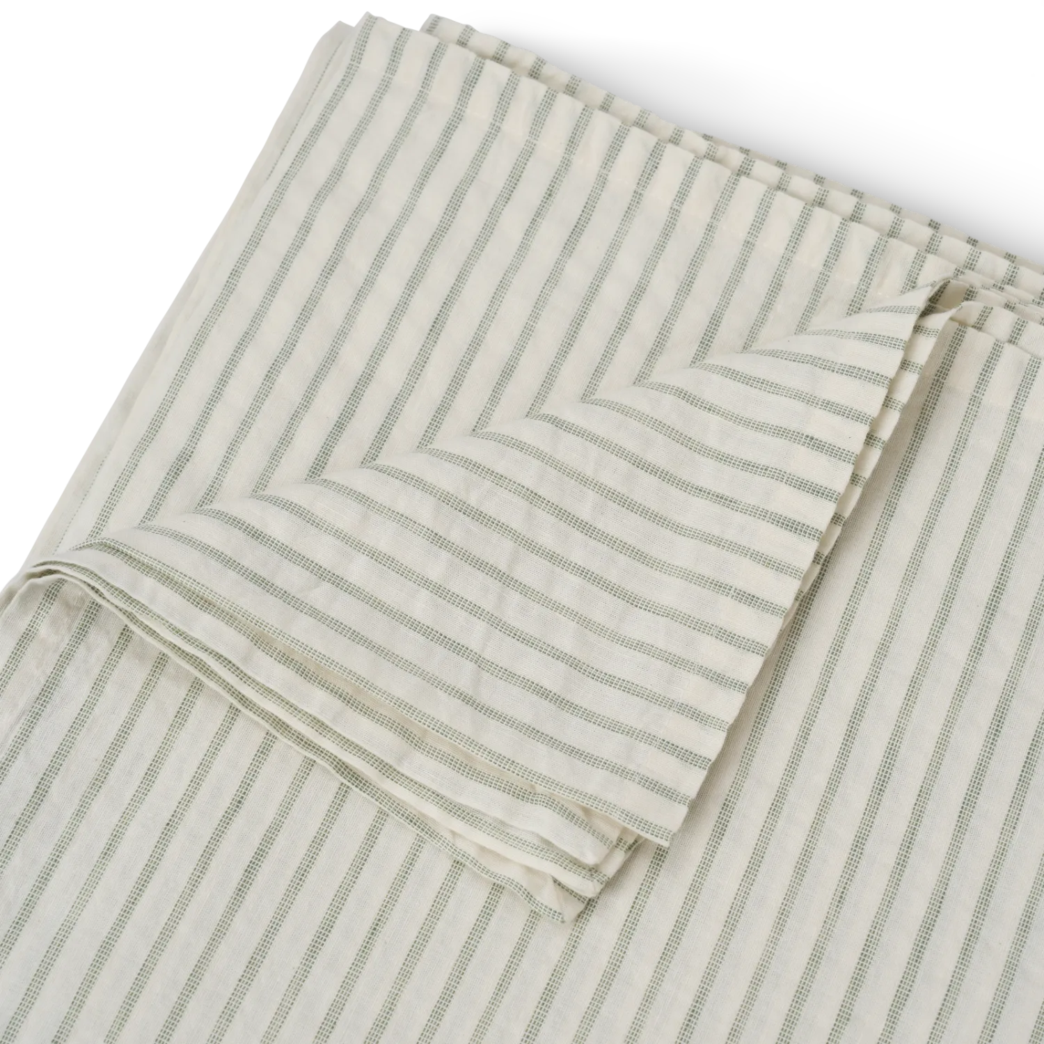 Maeve Cotton Linen Tablecloth, Nettle - Image 4