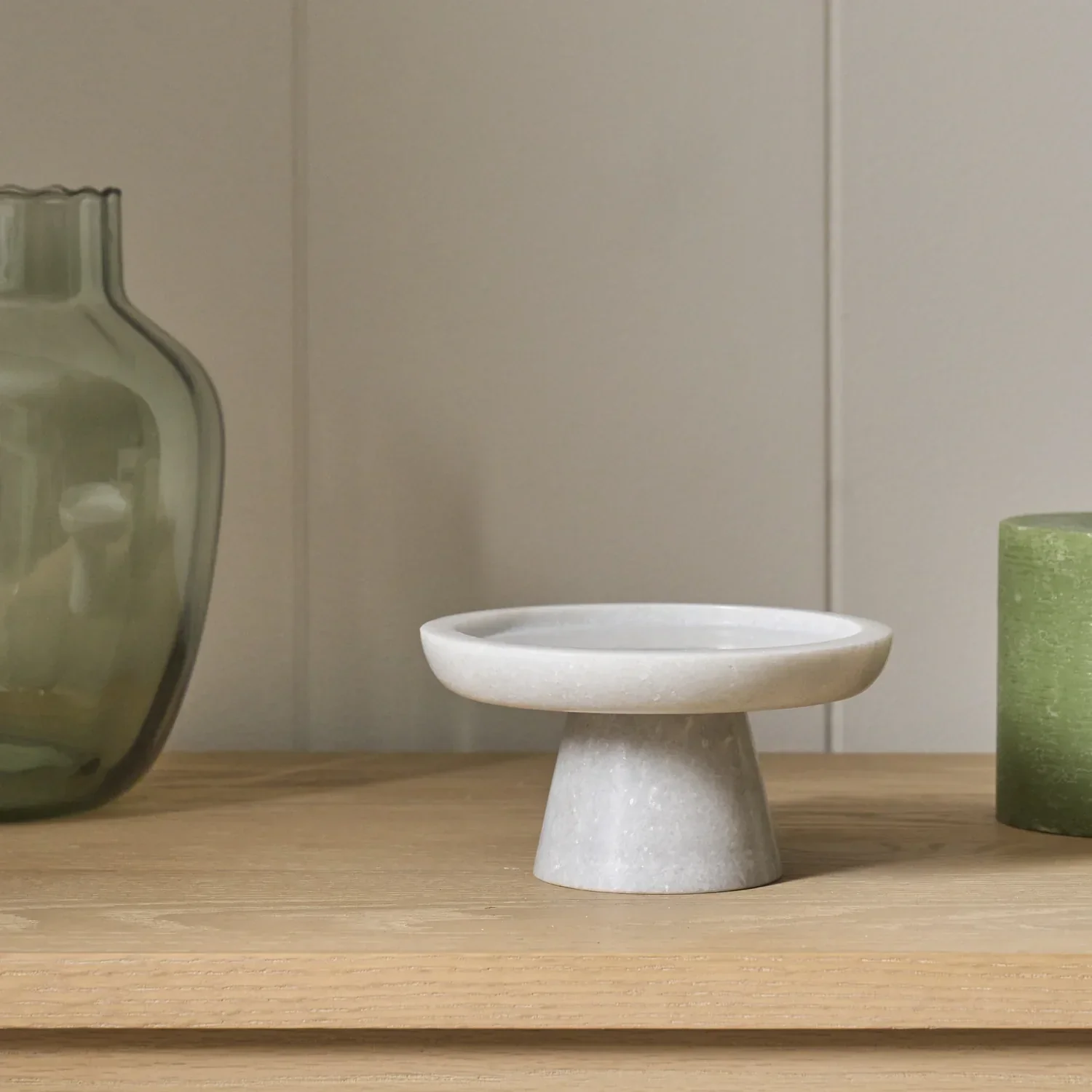 Malpas Marble Pillar Candle Holder - Image 2