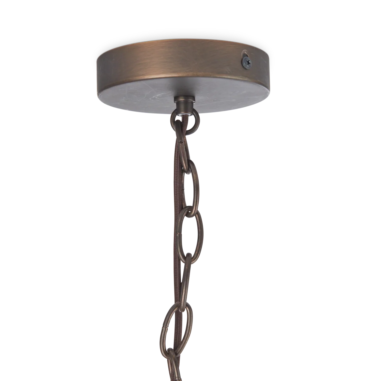 Malton Fluted Glass Round Pendant Light - Image 6