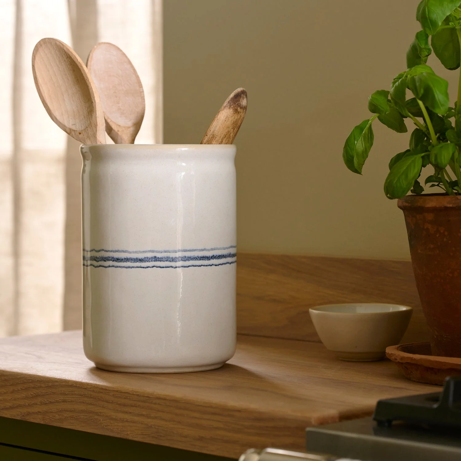 Melbury Stoneware Utensil Pot