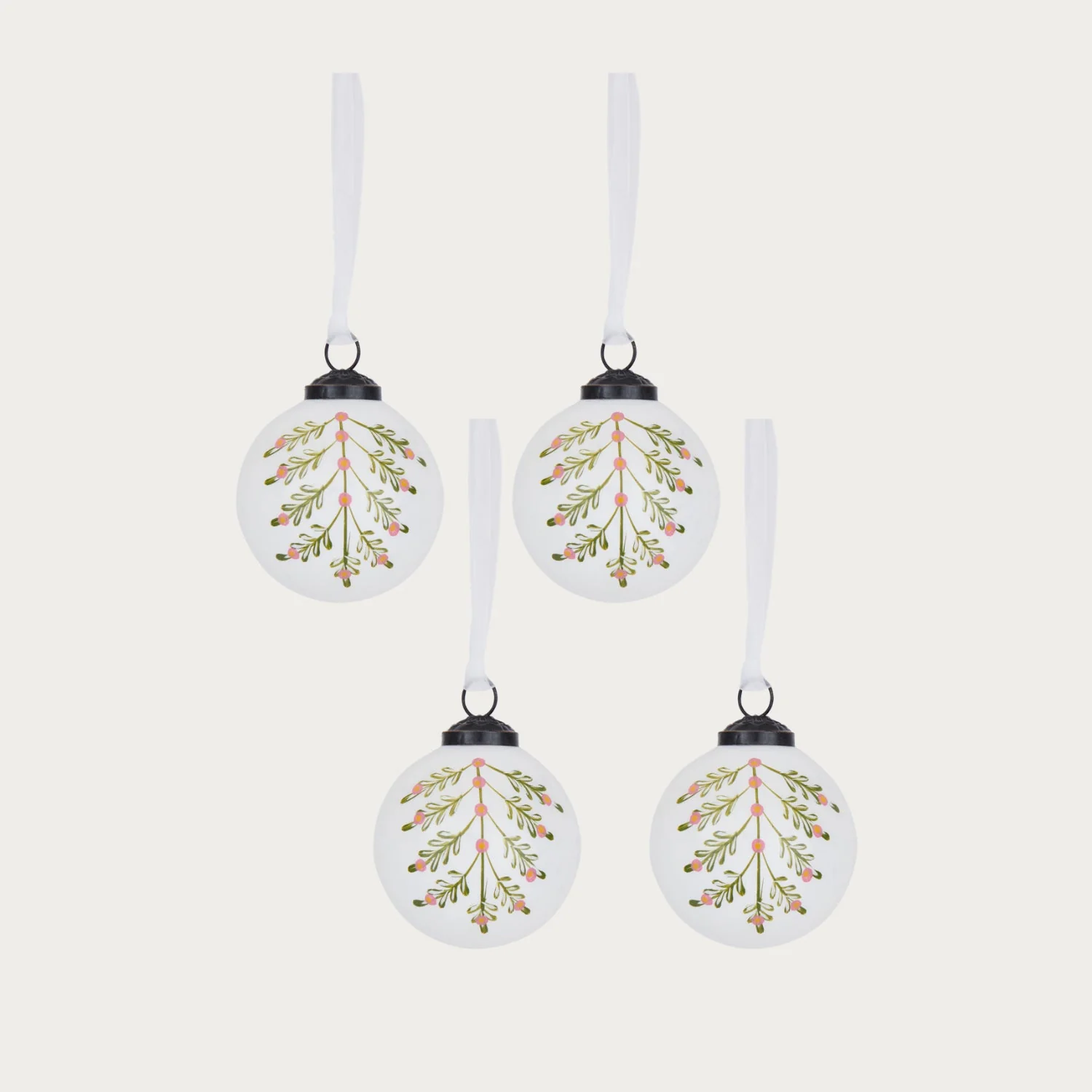 Merrivale Berry Sprig Glass Bauble