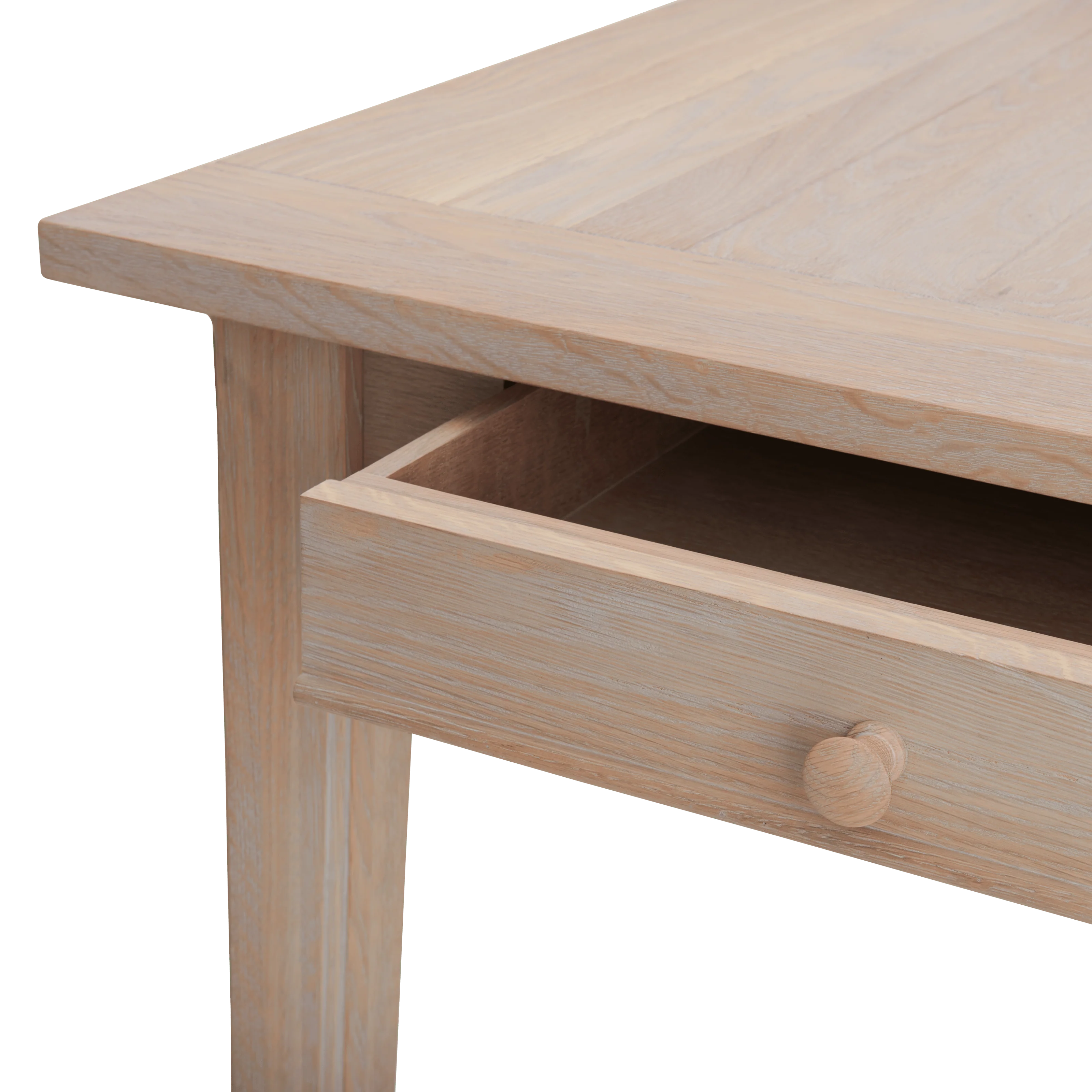 Moreton 6 Seater Oak Dining Table - Image 3