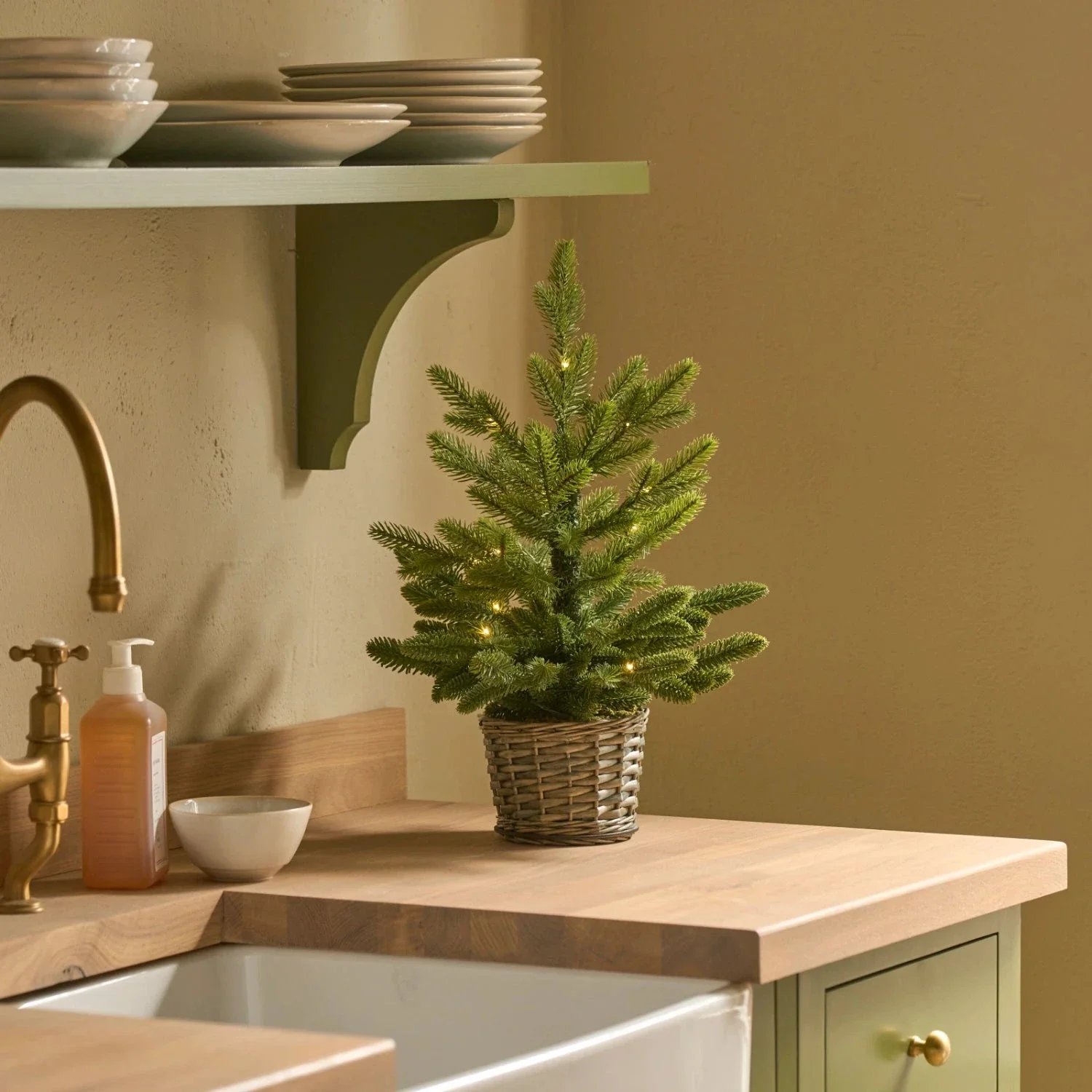 Normand Tabletop Pre-lit Christmas Tree