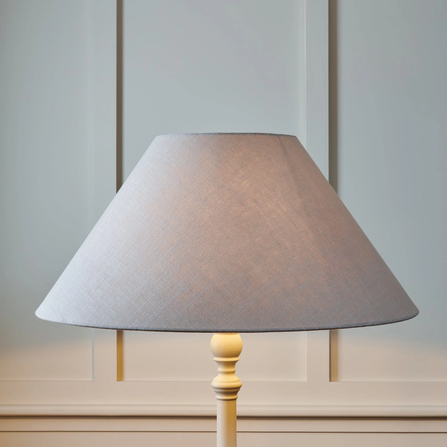 Oliver Linen Cone Lampshade, Harry Cloud - Image 5