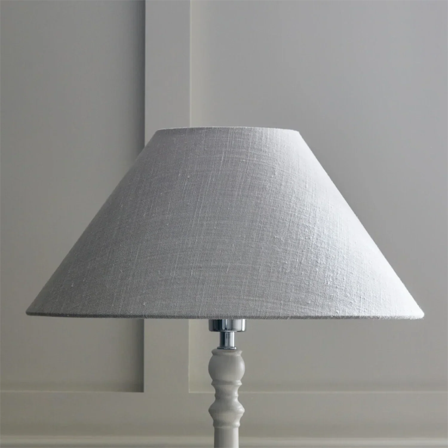 Oliver Linen Cone Lampshade, Harry Cloud - Image 9