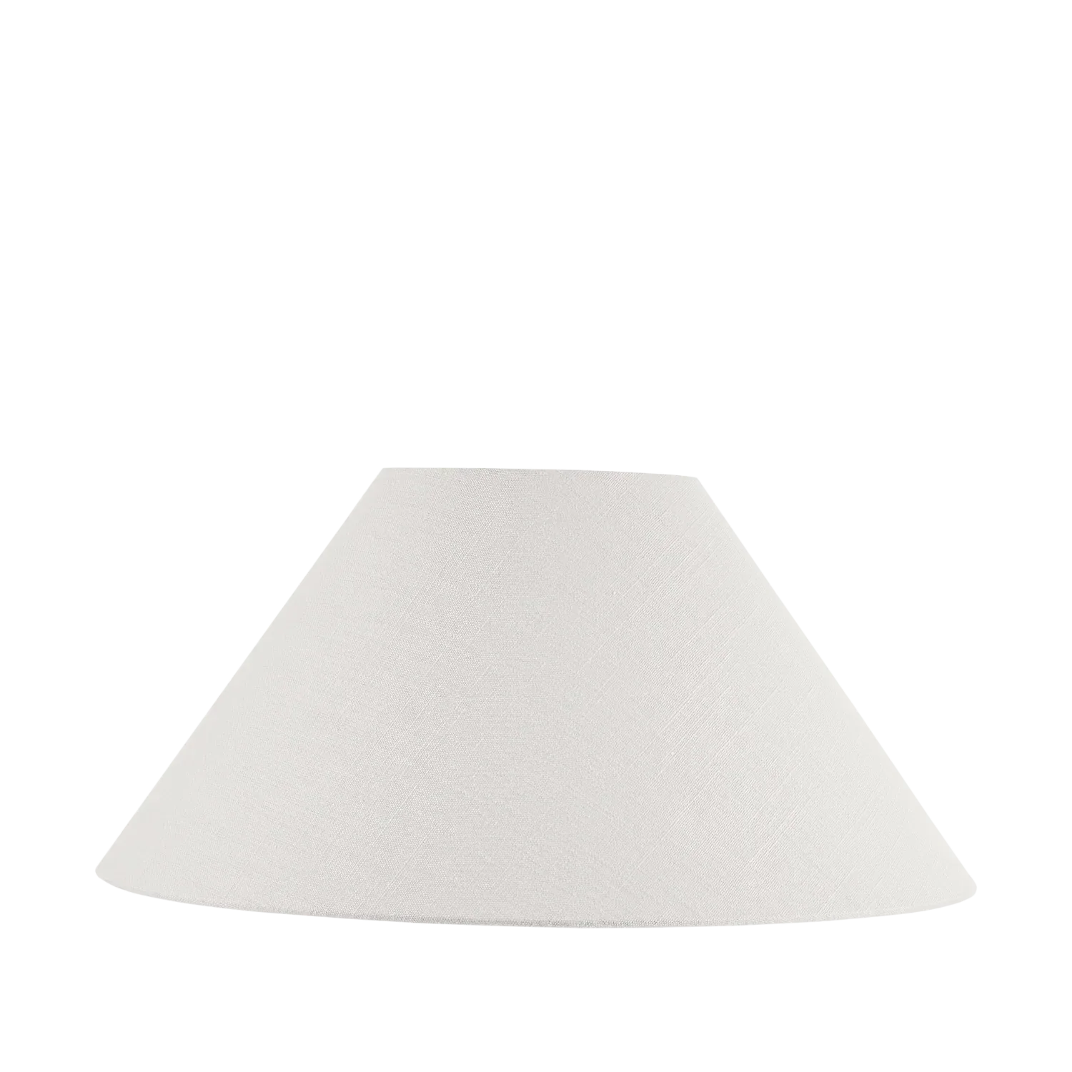 Oliver Linen Cone Lampshade, Warm White - Image 20
