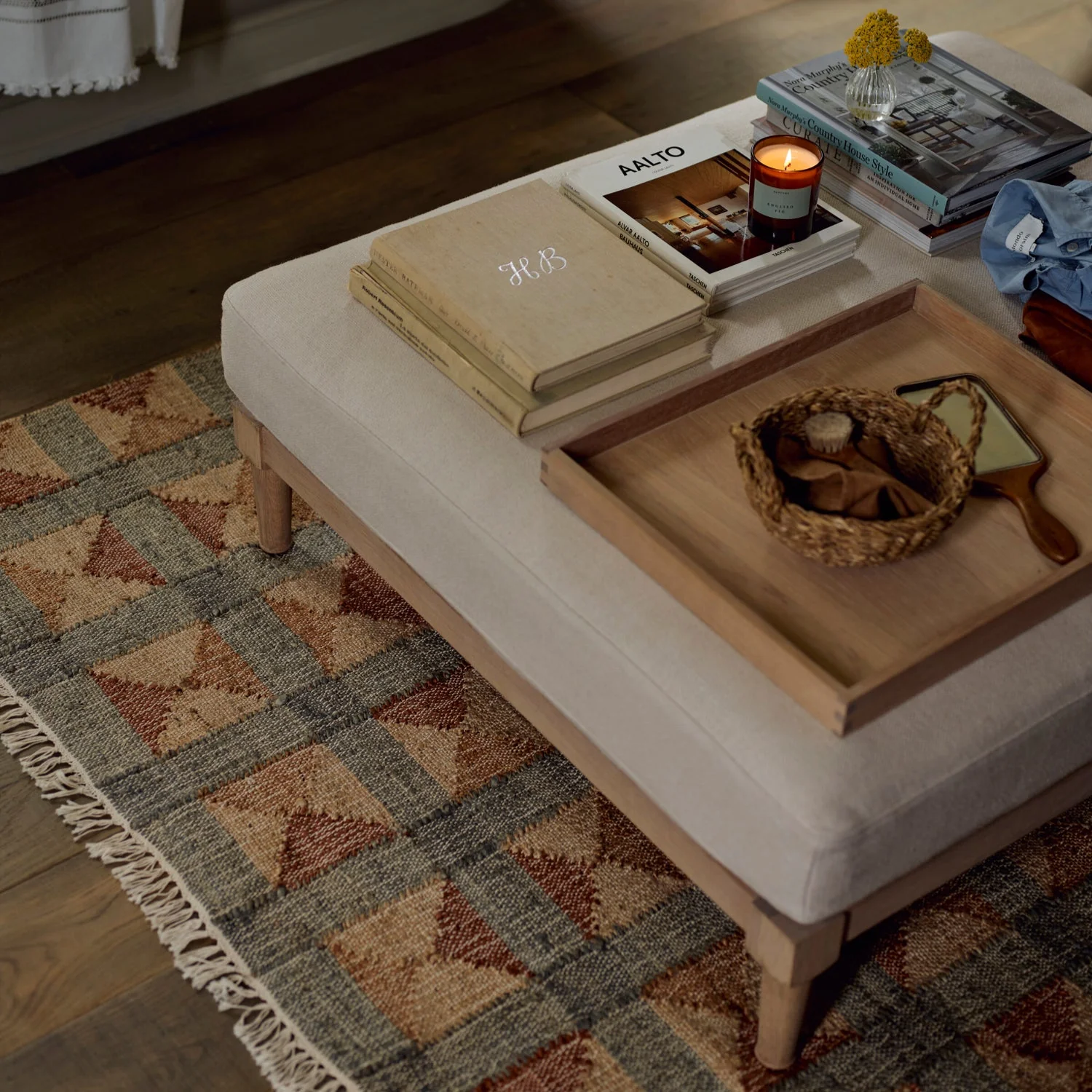 Ophelia Large Footstool - Image 5