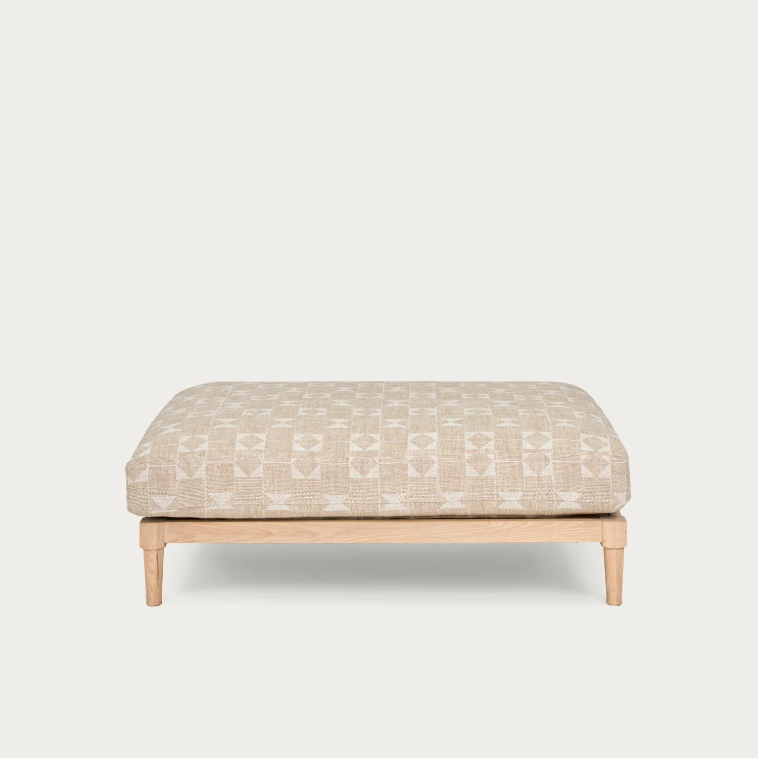 Ophelia Large Footstool, Natural Flag - Image 3