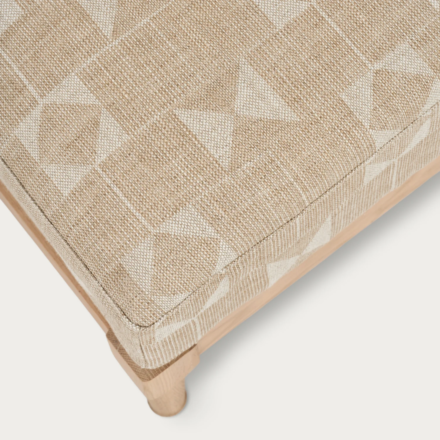 Ophelia Large Footstool, Natural Flag - Image 7