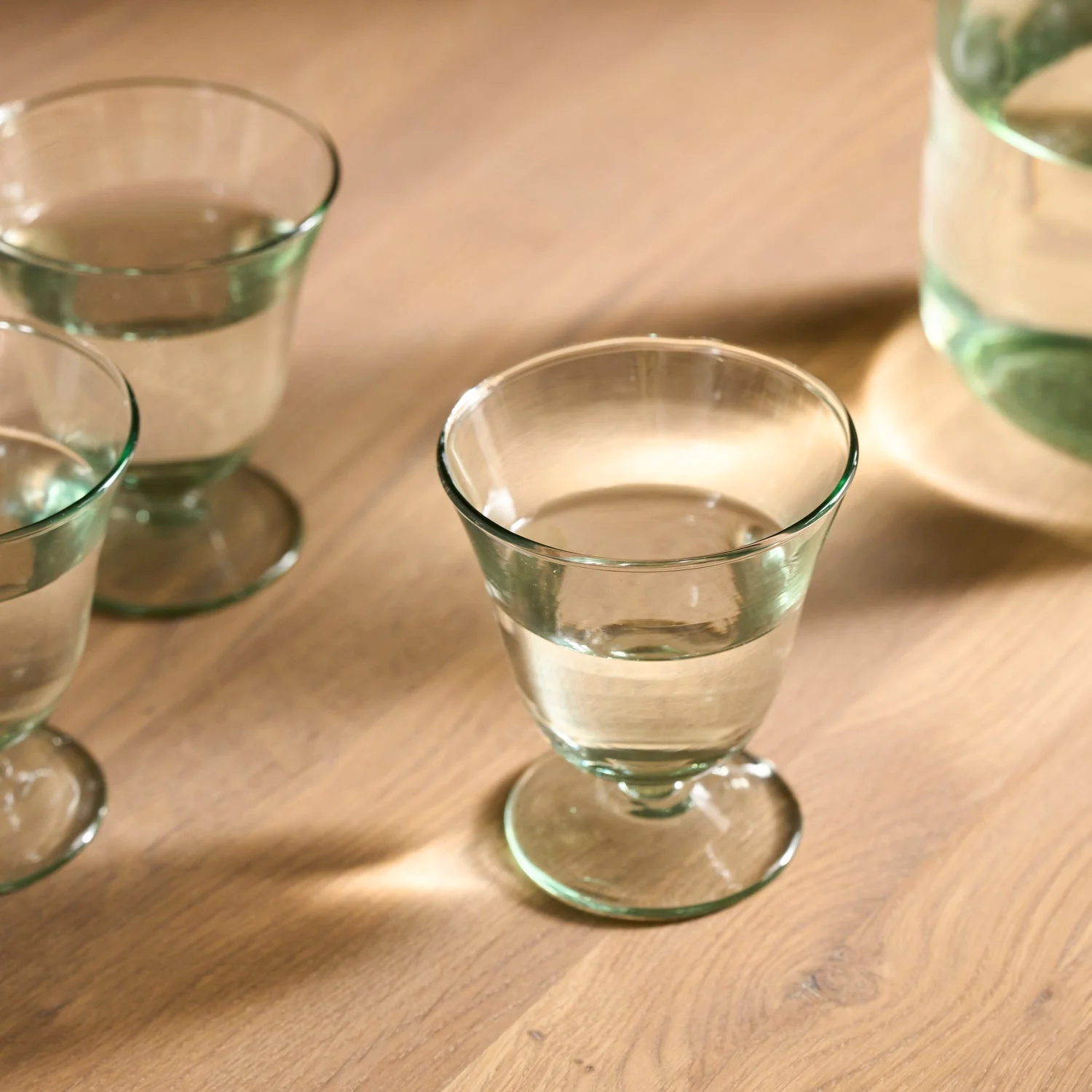 Primrose Green Bistro Glass, Set of 4