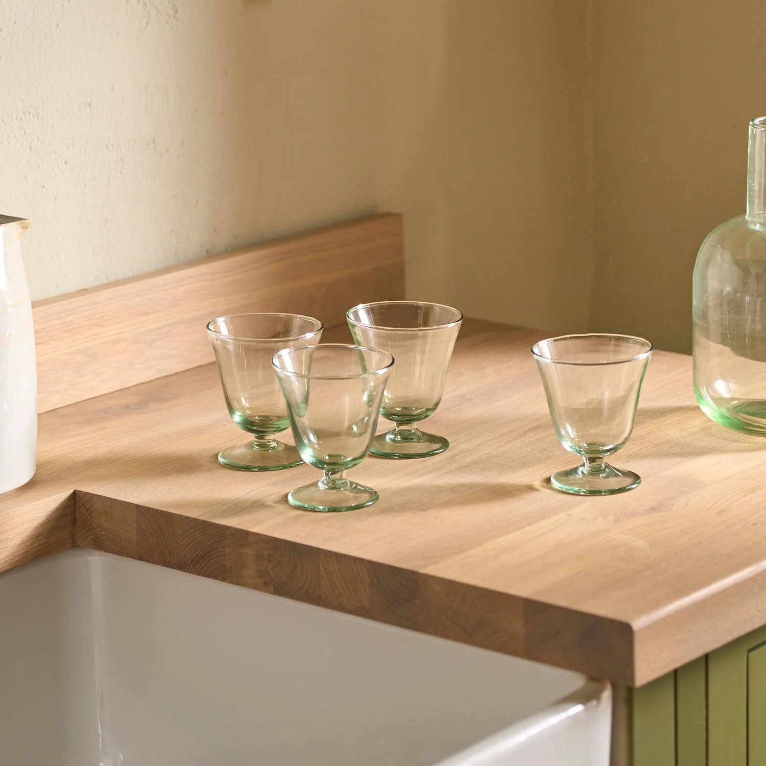 Primrose Green Bistro Glass, Set of 4 - Image 2