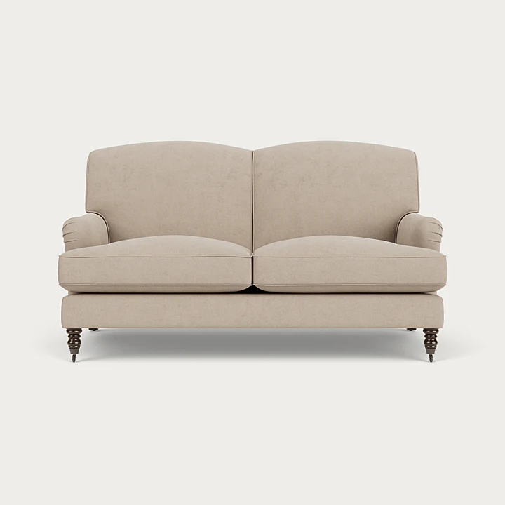 Renewed - Olivia 2 Seater Sofa, Signature Linen Moss, Natural Oak Legs - Image 19