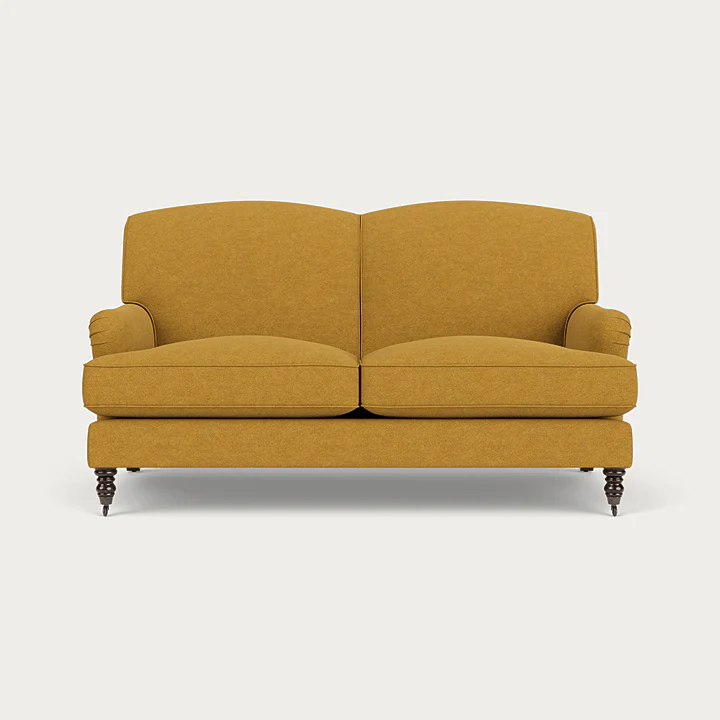 Renewed - Olivia 2 Seater Sofa, Signature Linen Moss, Natural Oak Legs - Image 5