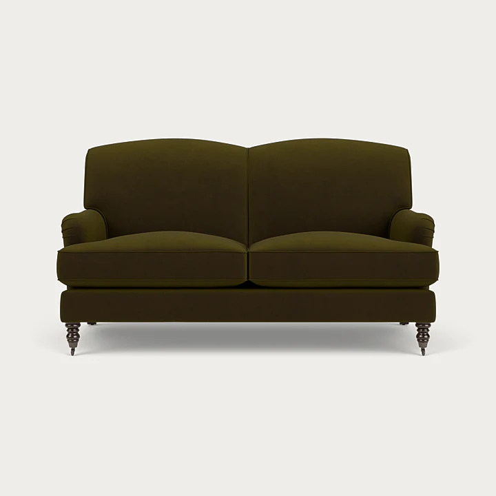 Renewed - Olivia 2 Seater Sofa, Signature Linen Moss, Natural Oak Legs - Image 9