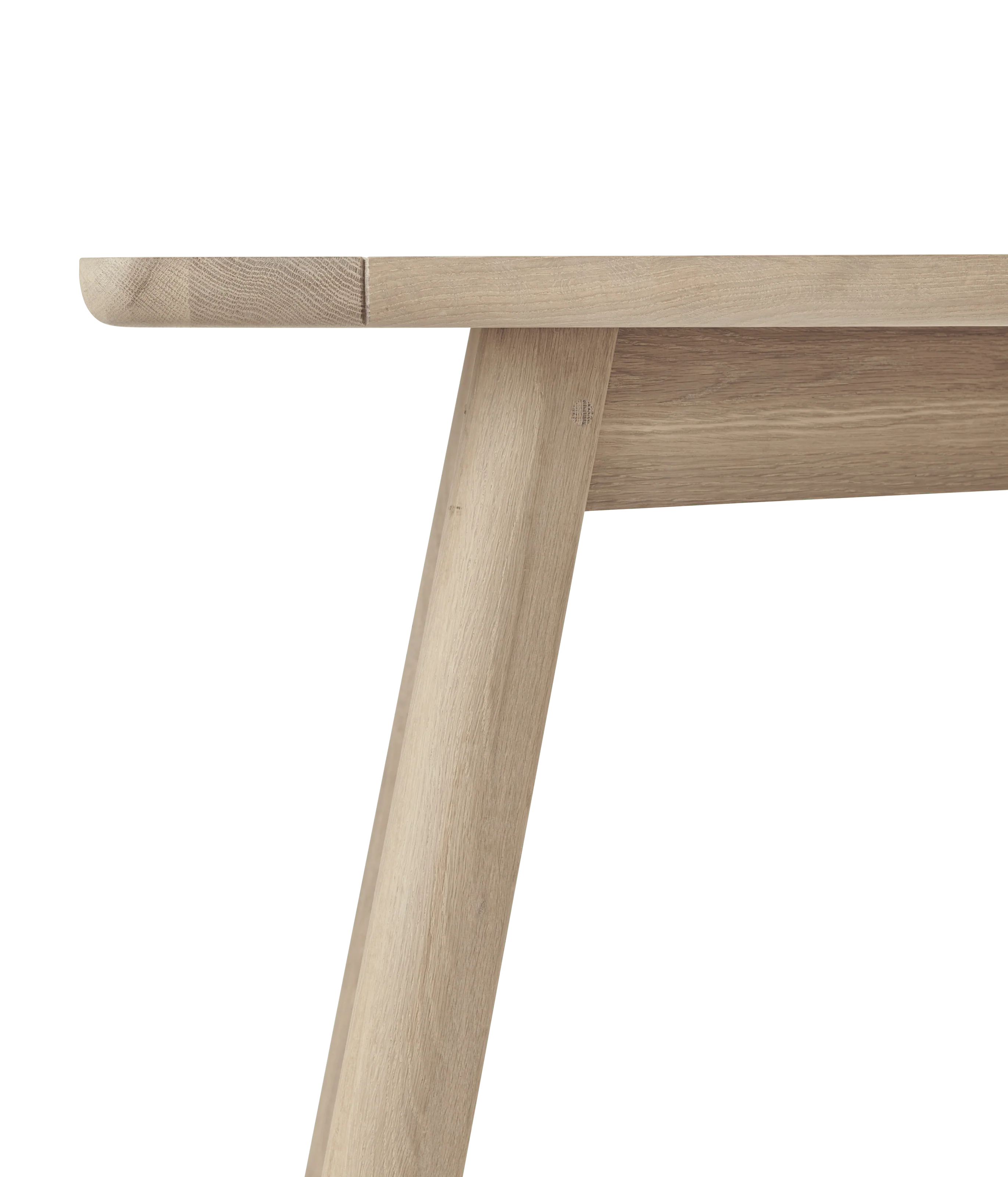 Renewed - Wycombe 6 Seater Oak Dining Table - Image 4