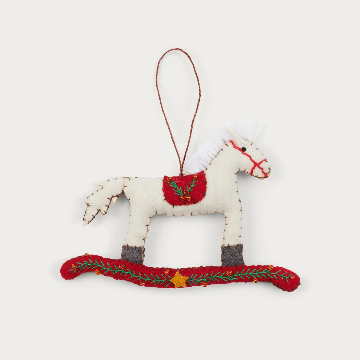 Haydon Rocking Horse Felt Hanging Decoration - Image 2