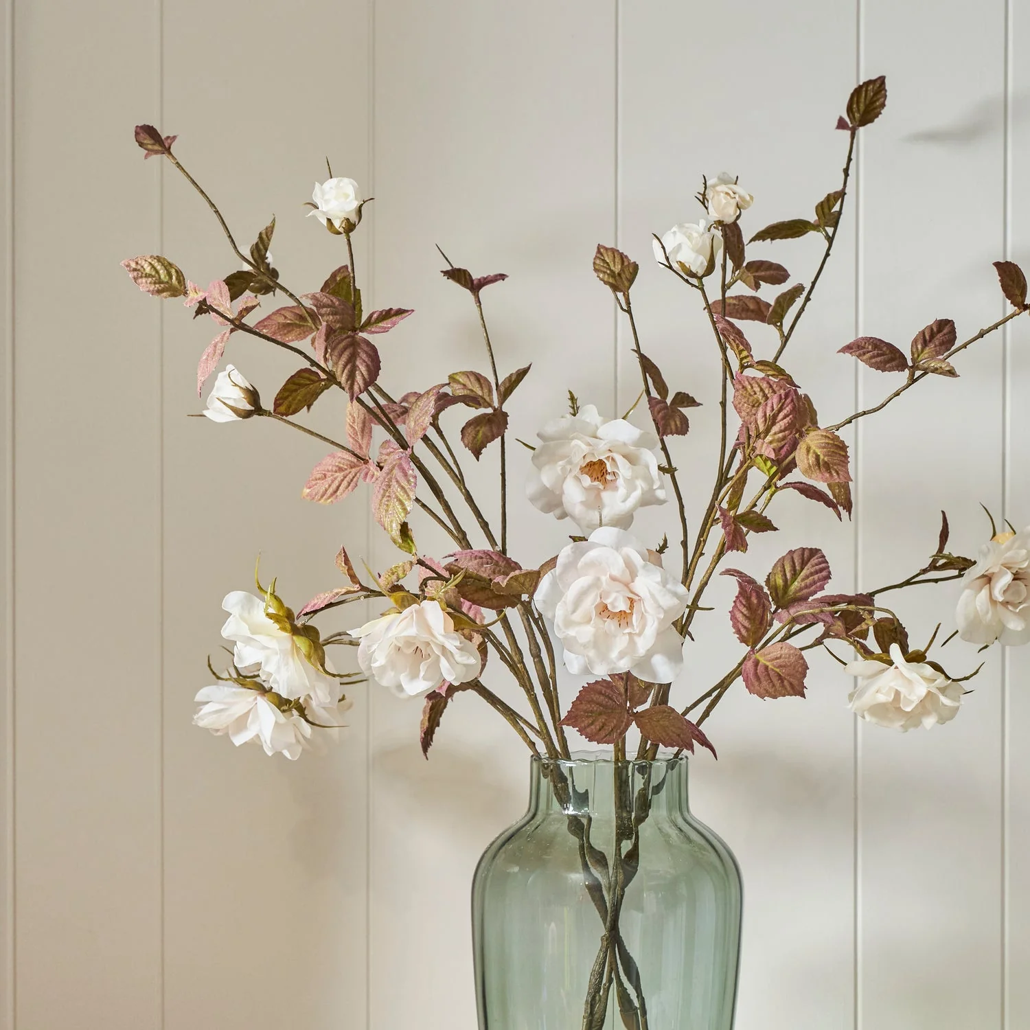 Rose Leaf Spray, Soft Pink